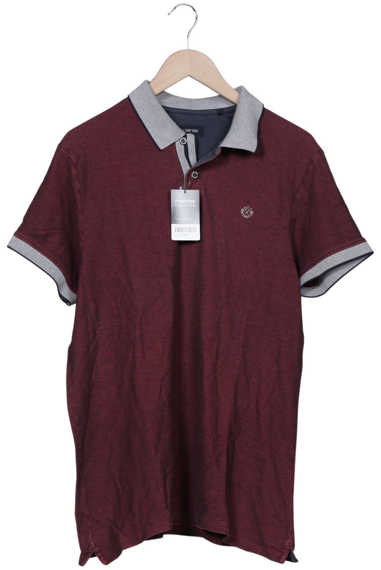 

Camp David Herren Poloshirt, bordeaux, Gr. 54