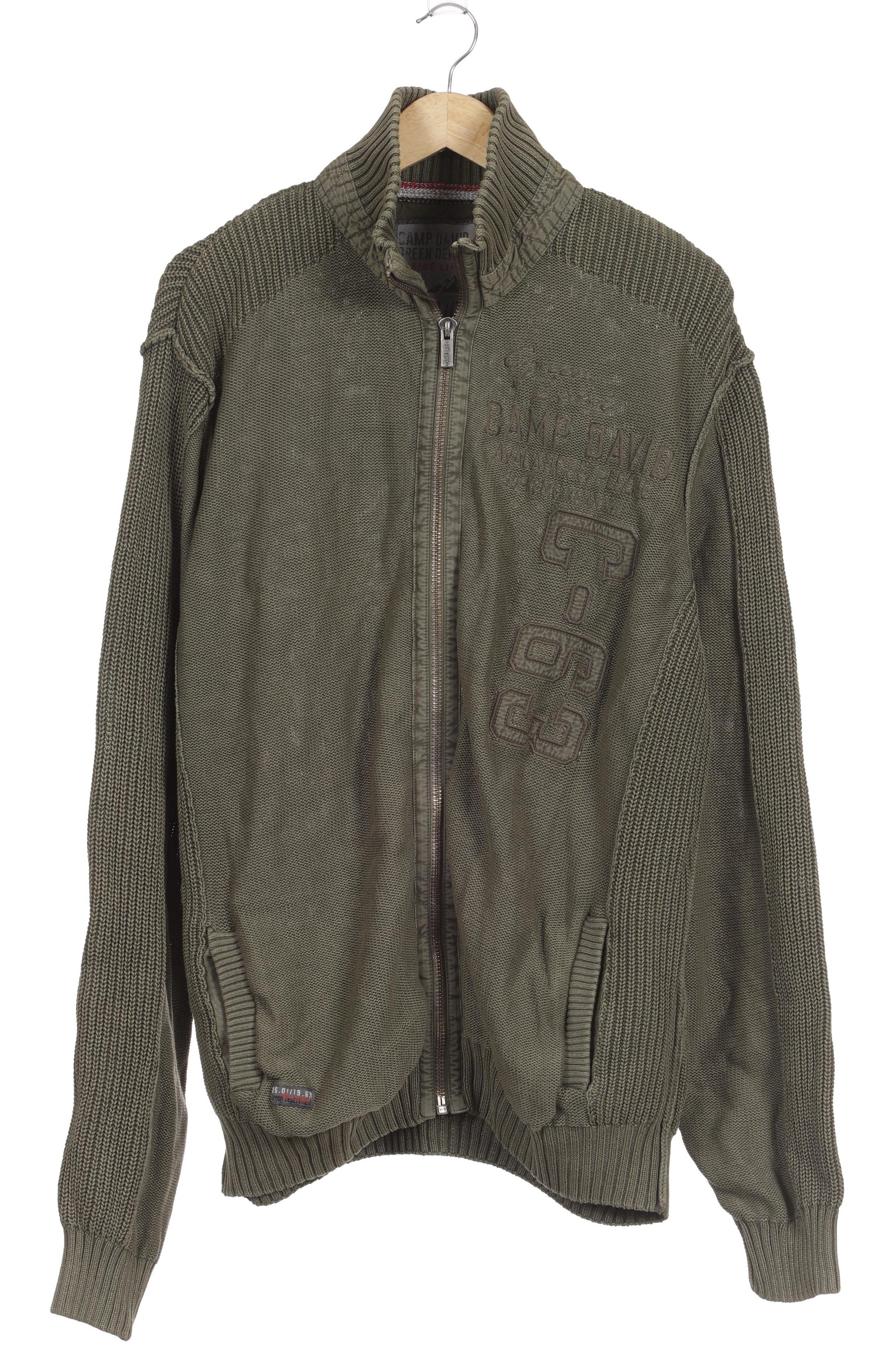 Thumbnail - Camp David Herren Strickjacke, grün, Gr.