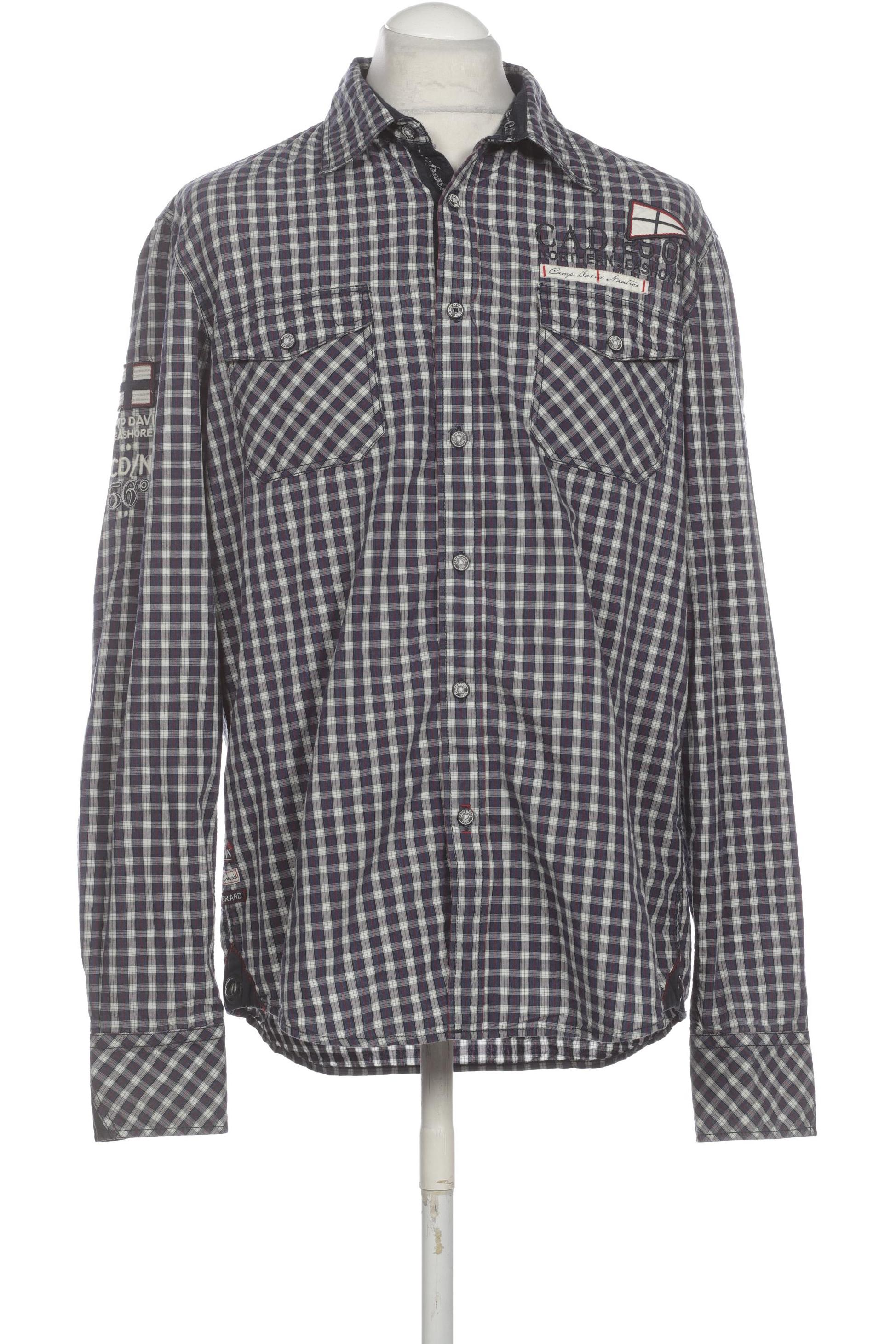 

Camp David Herren Hemd, blau, Gr.