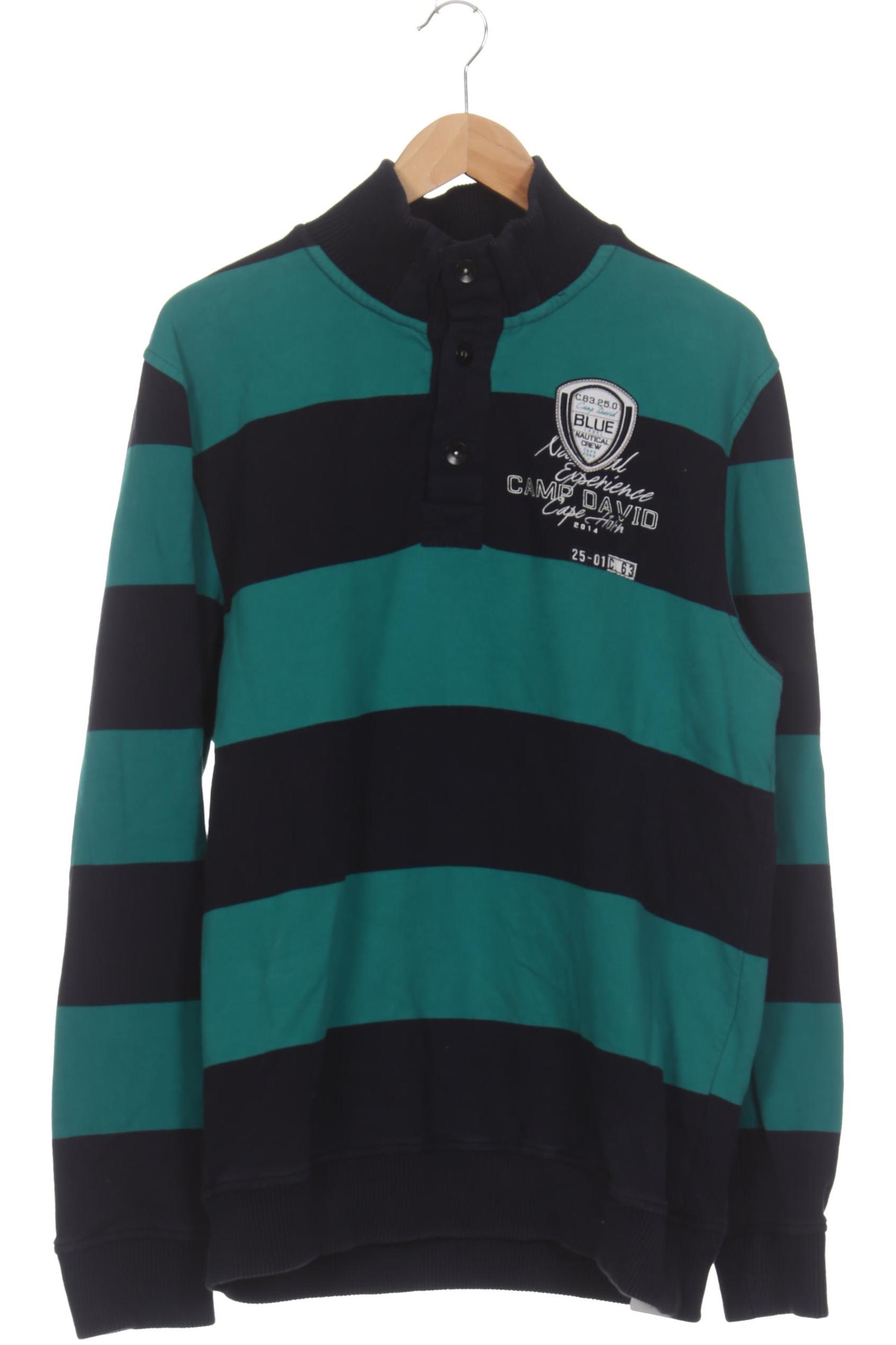 

Camp David Herren Sweatshirt, türkis, Gr.