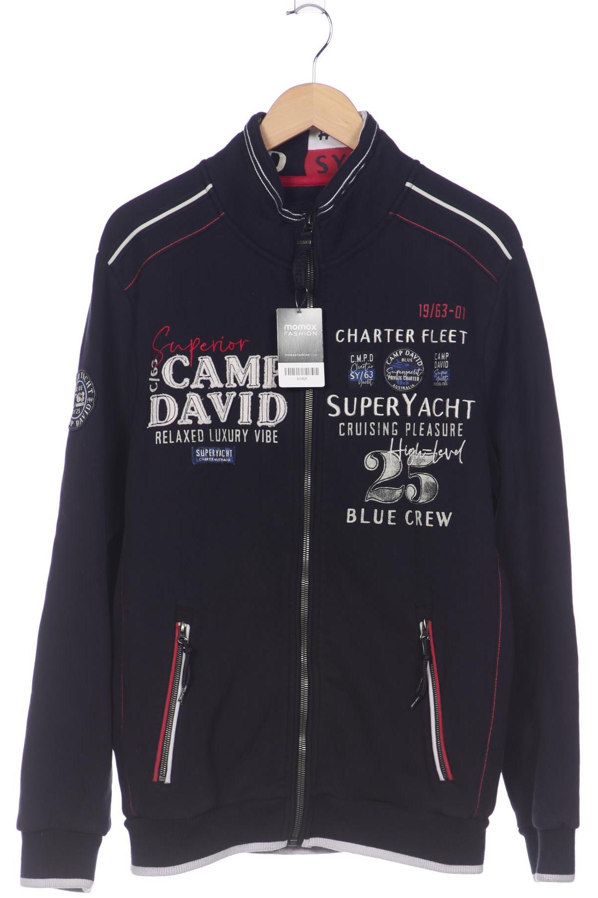 

Camp David Herren Sweatshirt, marineblau, Gr. 54