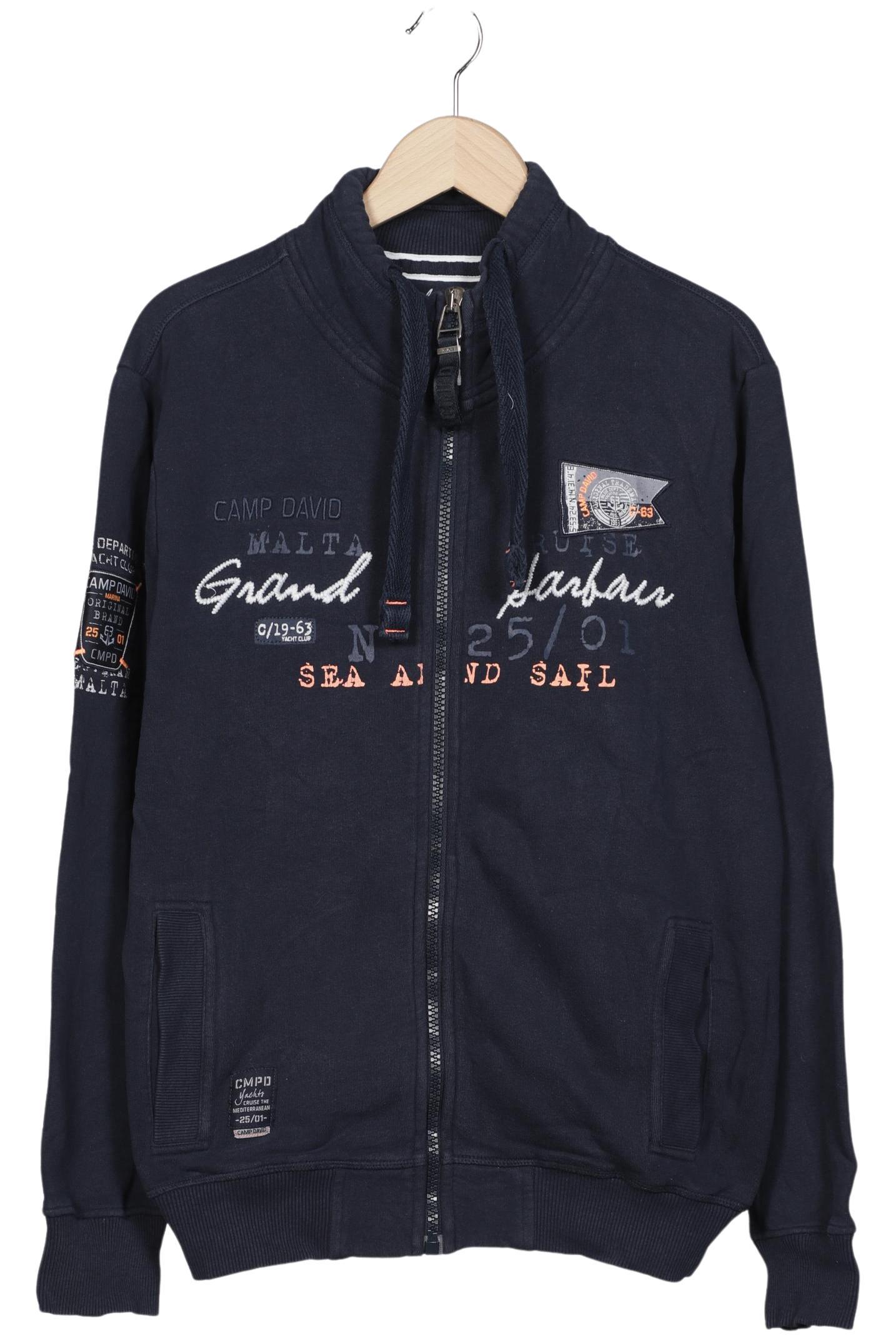 

Camp David Herren Sweatshirt, marineblau, Gr. 46