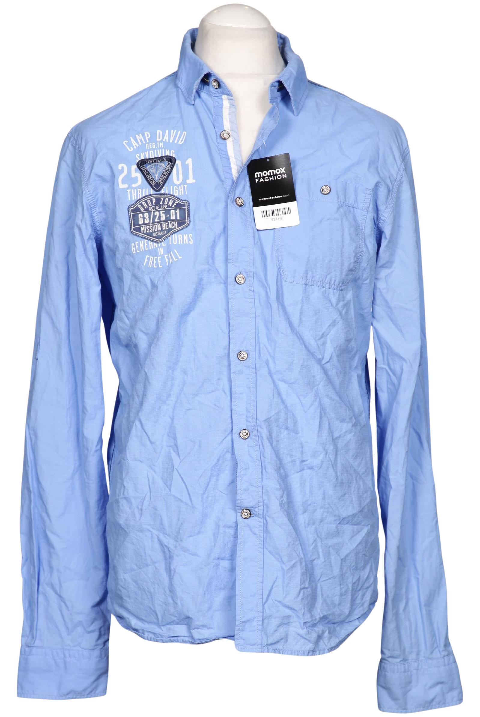 

Camp David Herren Hemd, hellblau, Gr. 48