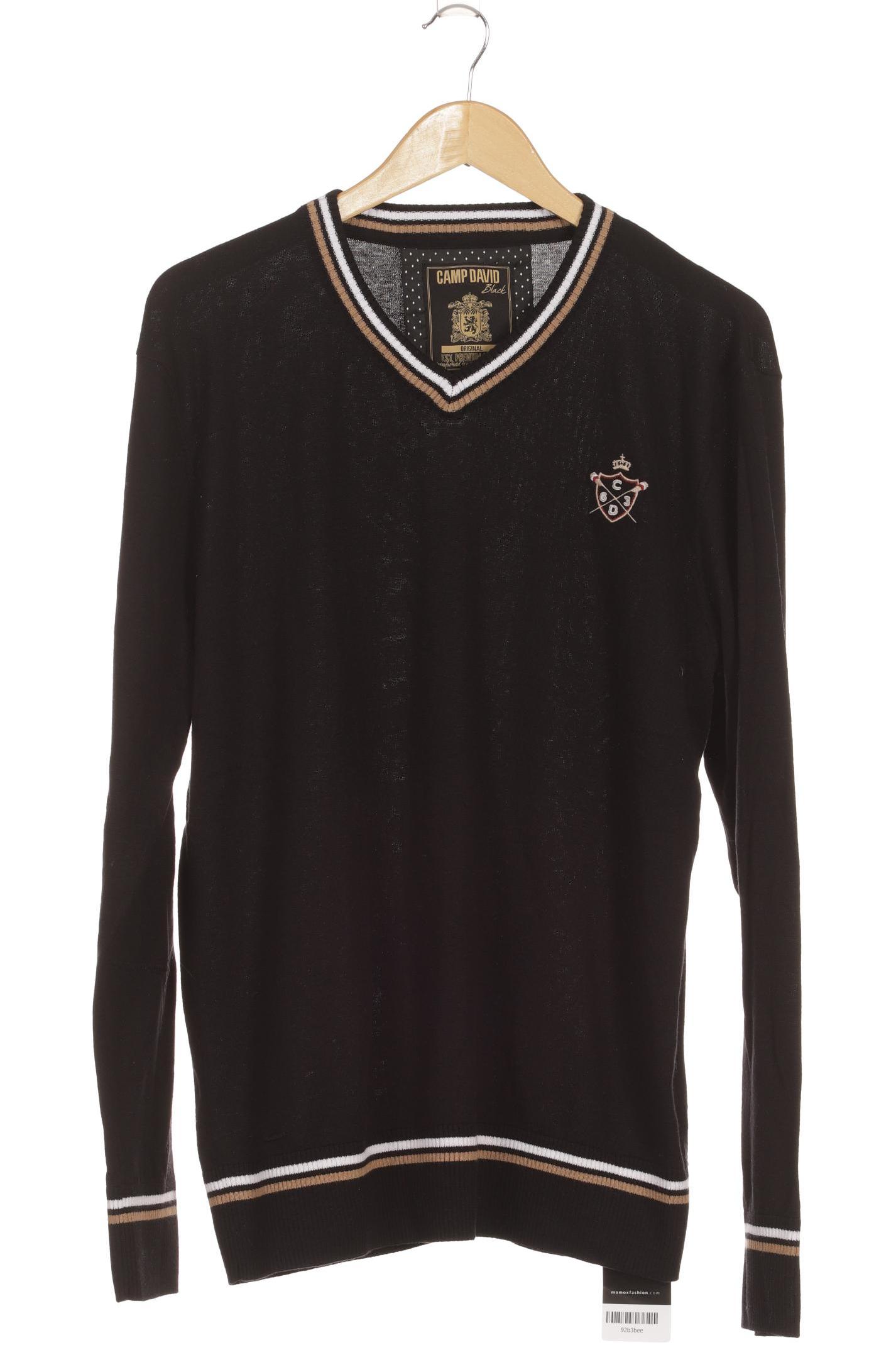 

Camp David Herren Pullover, schwarz, Gr.
