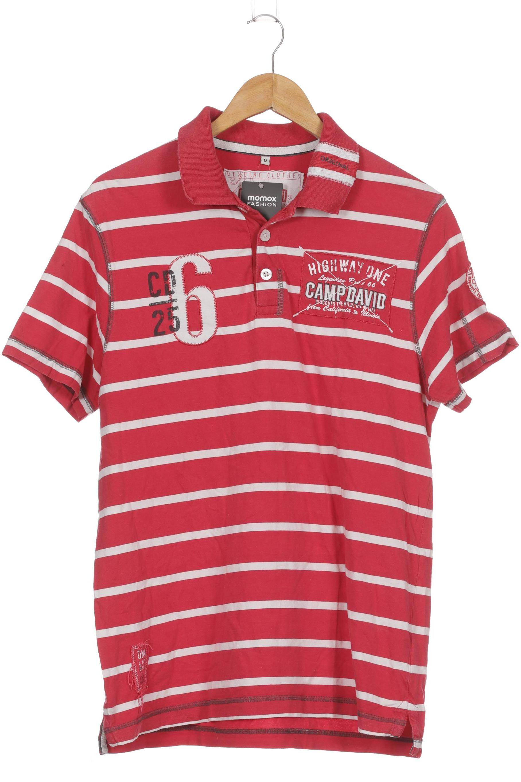

Camp David Herren Poloshirt, rot, Gr.