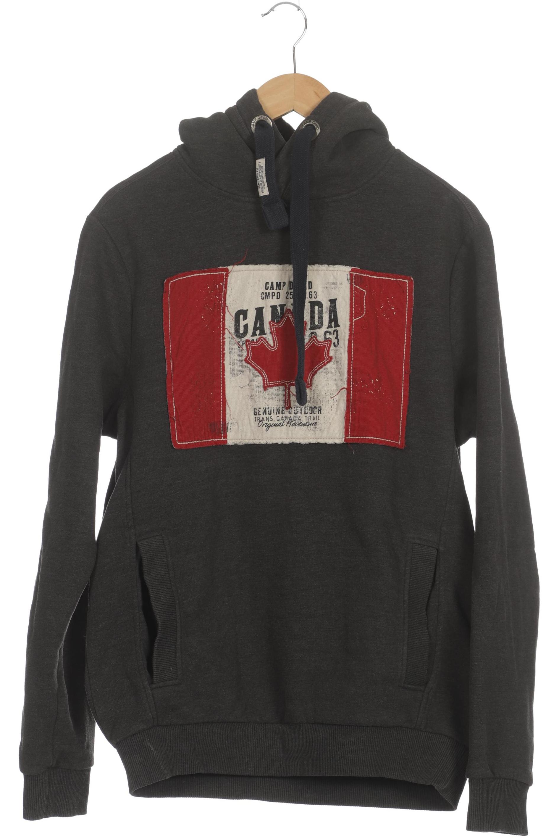 

Camp David Herren Kapuzenpullover, grau, Gr.