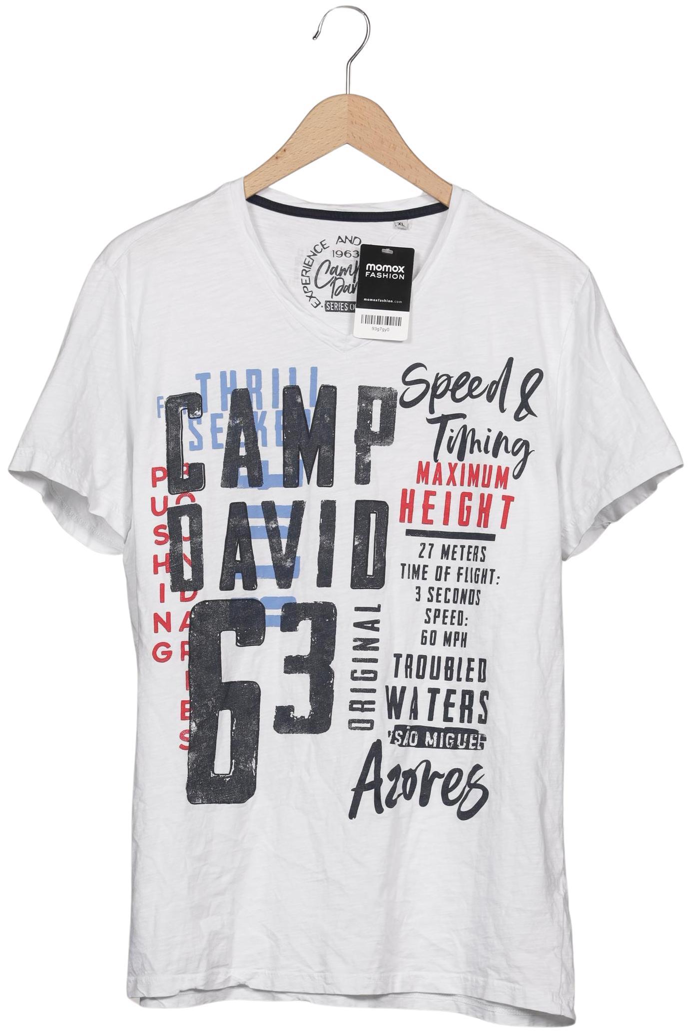 

Camp David Herren T-Shirt, weiß, Gr. 54
