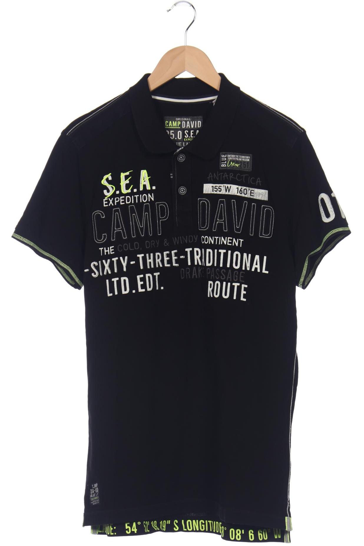 

Camp David Herren Poloshirt, schwarz, Gr. 52