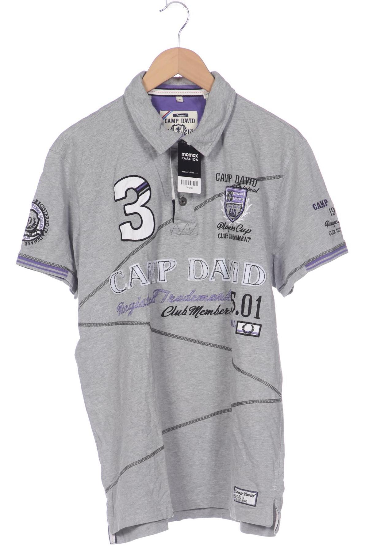 

Camp David Herren Poloshirt, grau, Gr. 54