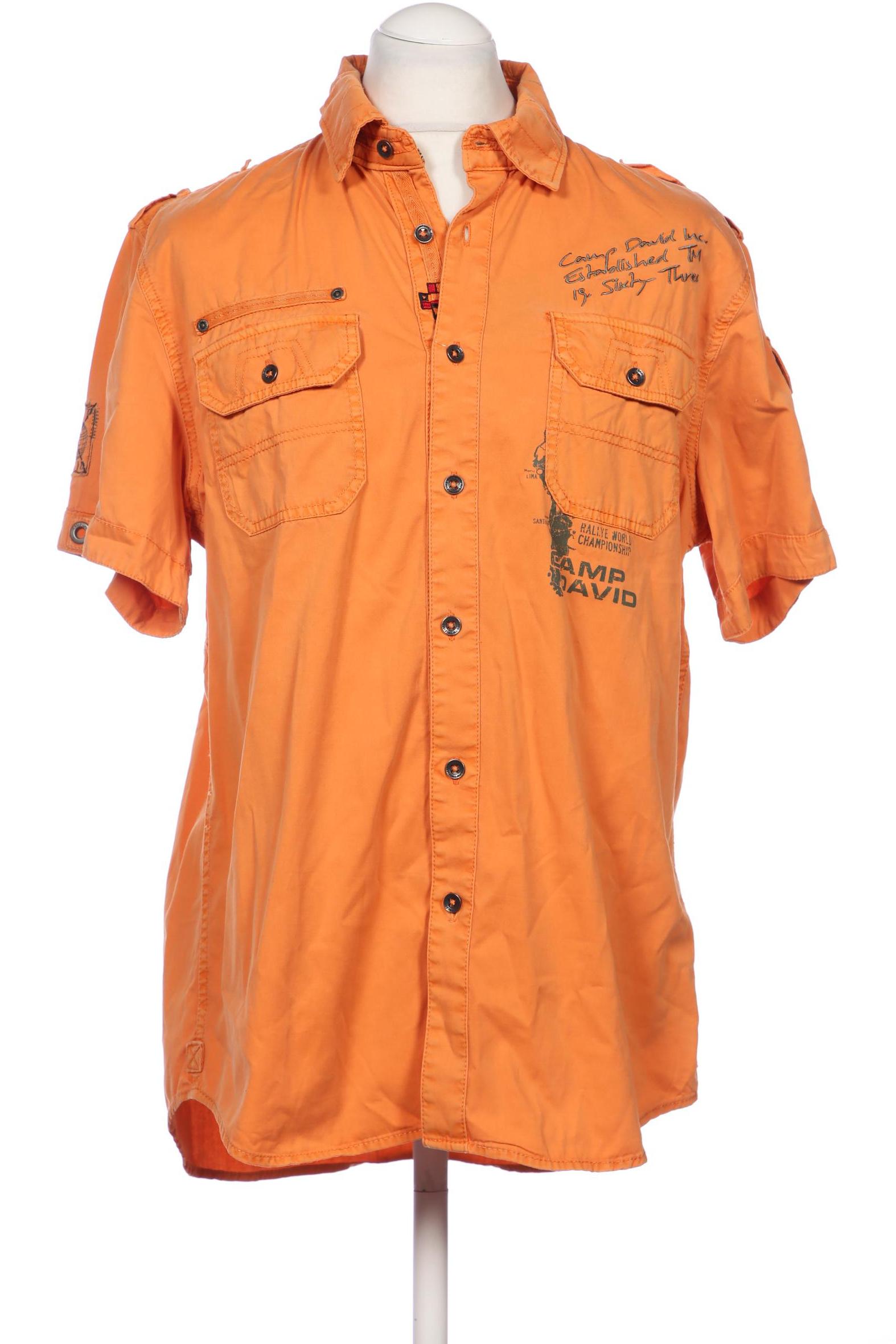

Camp David Herren Hemd, orange