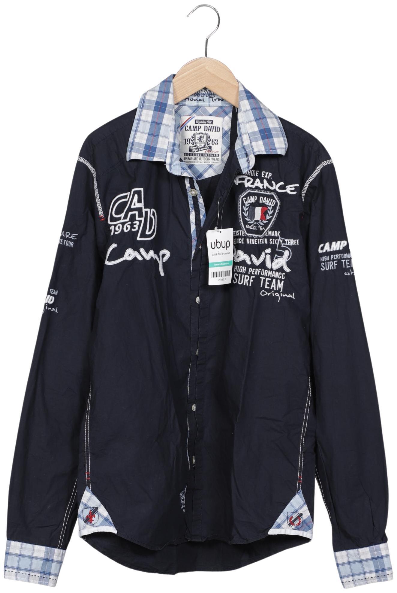 

Camp David Herren Hemd, marineblau, Gr. 46