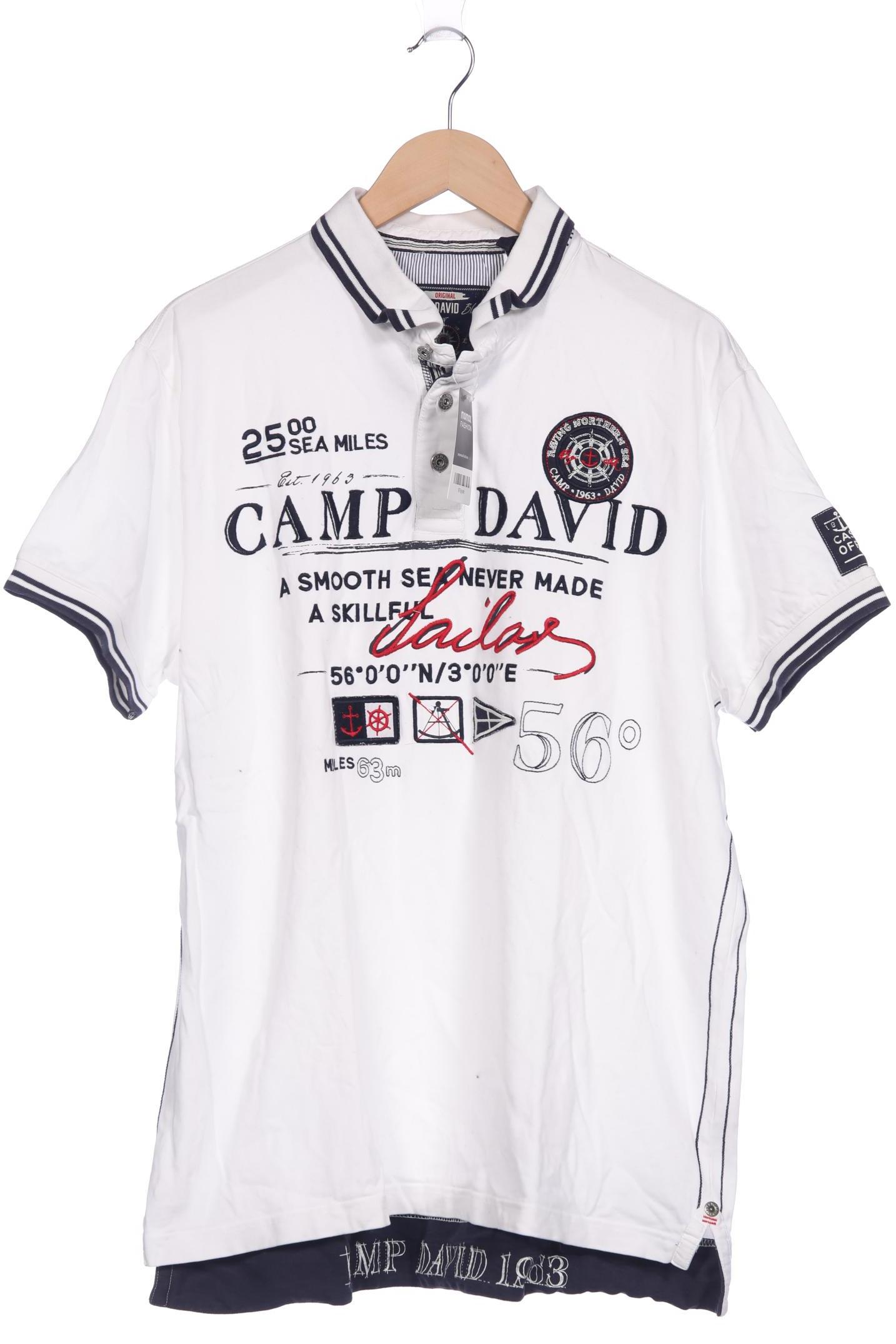 

Camp David Herren Poloshirt, weiß, Gr. 56