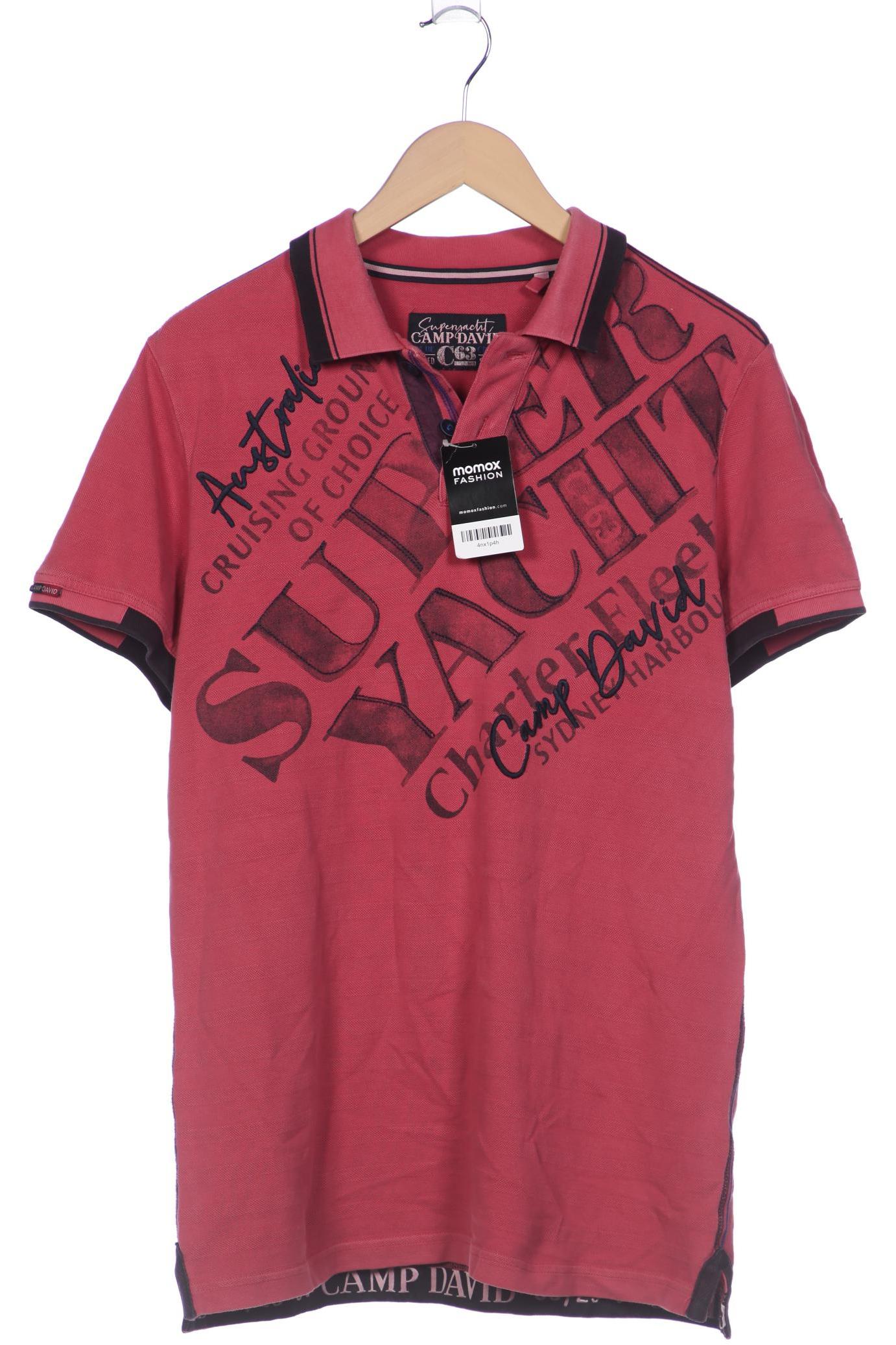 

Camp David Herren Poloshirt, bordeaux, Gr. 52