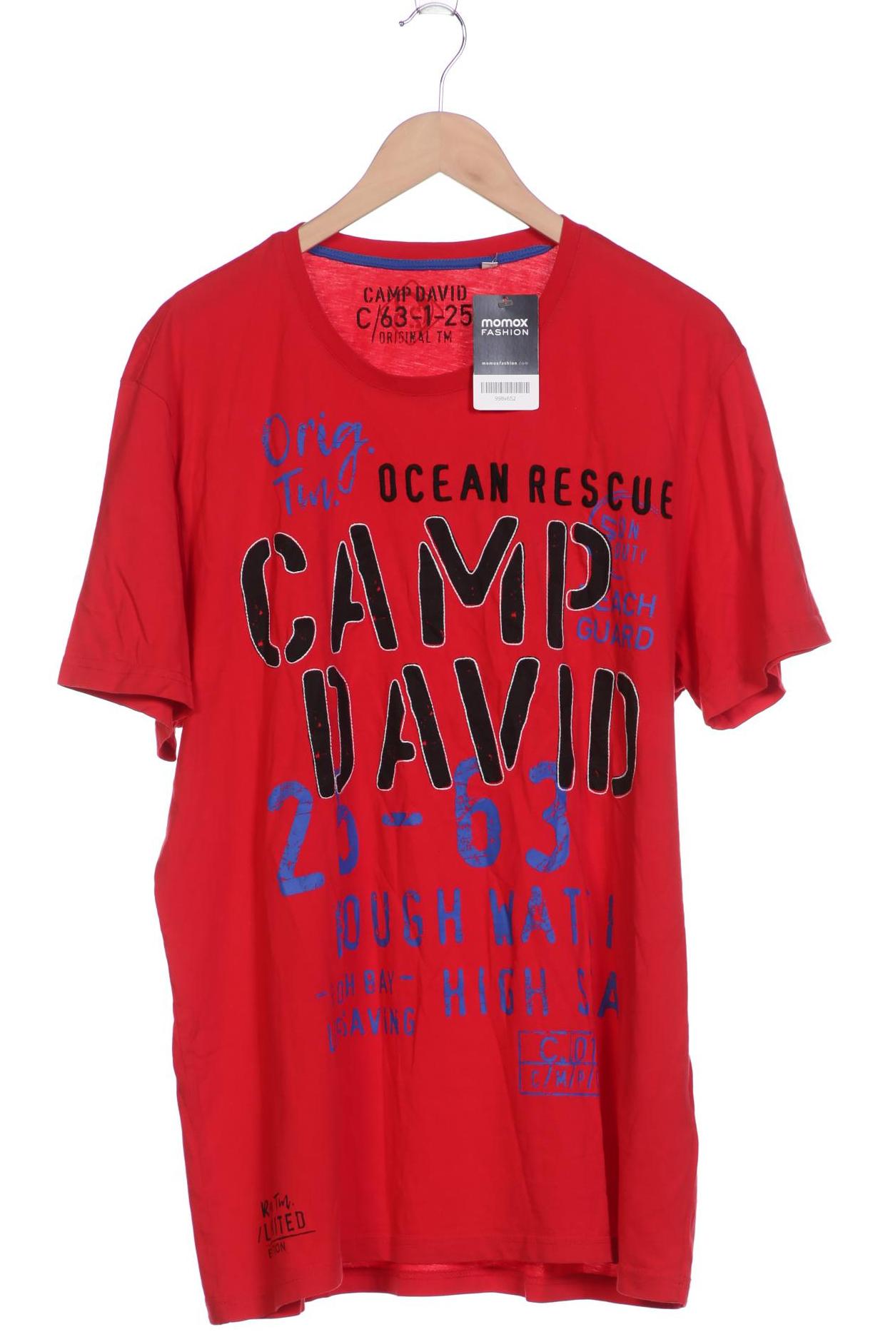 

Camp David Herren T-Shirt, rot