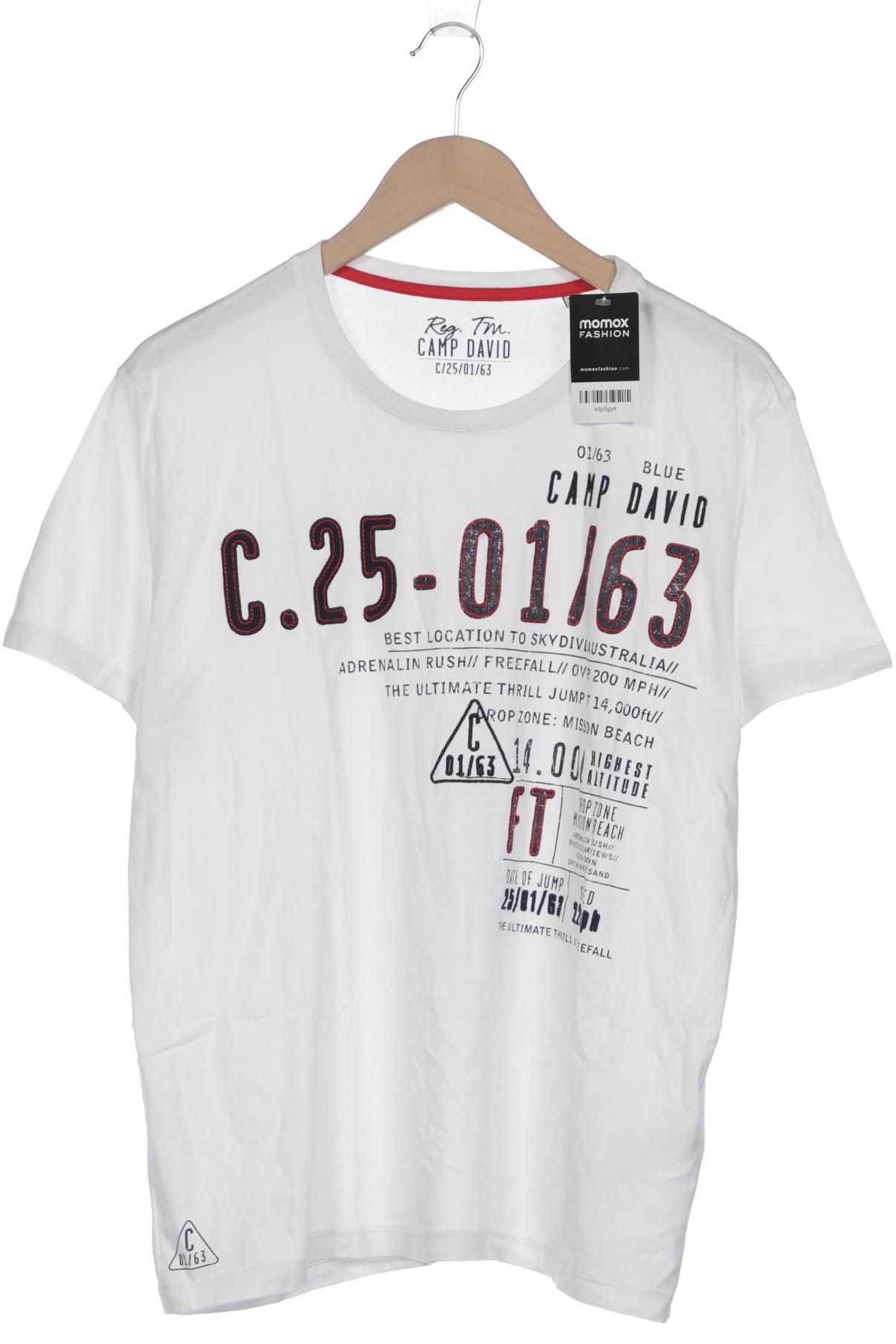 

Camp David Herren T-Shirt, weiß, Gr. 54