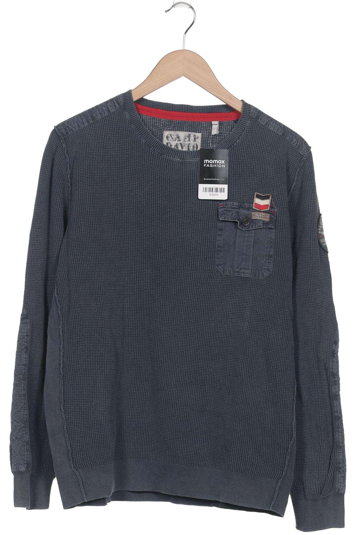

Camp David Herren Pullover, blau, Gr. 52