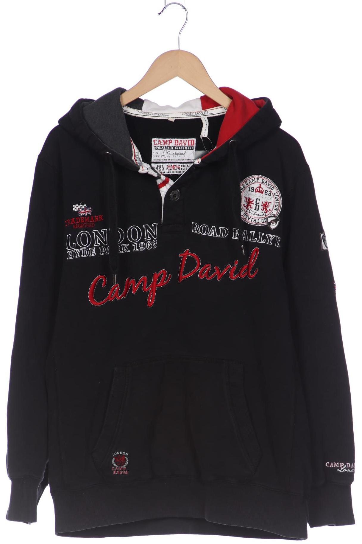 

Camp David Herren Kapuzenpullover, schwarz, Gr. 54