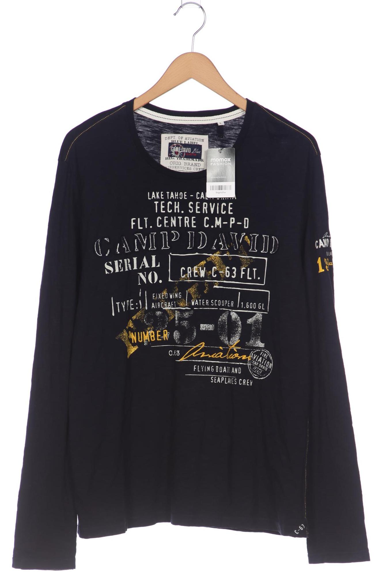 

Camp David Herren Langarmshirt, schwarz, Gr. 52