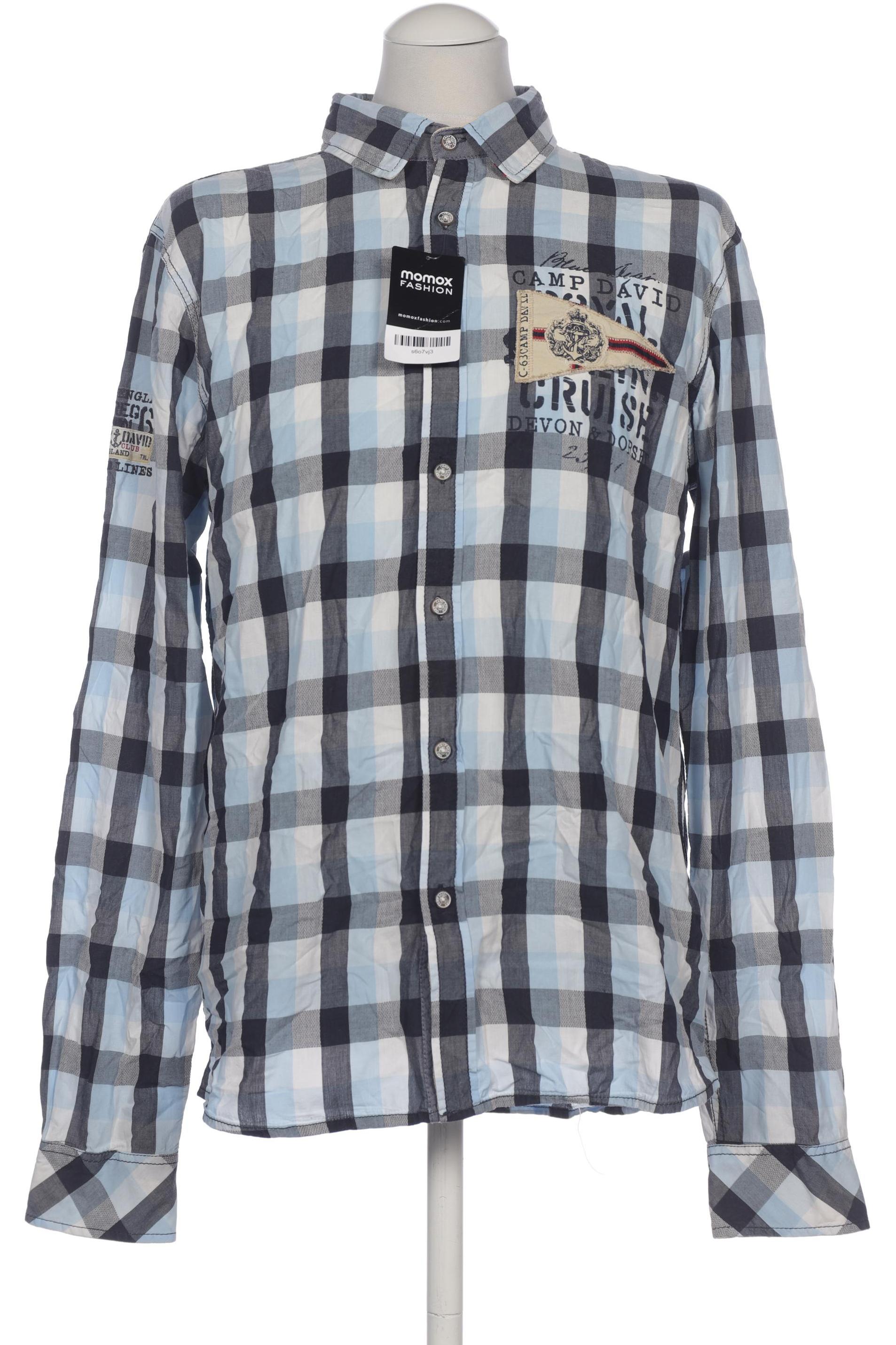 

Camp David Herren Hemd, hellblau, Gr. 48