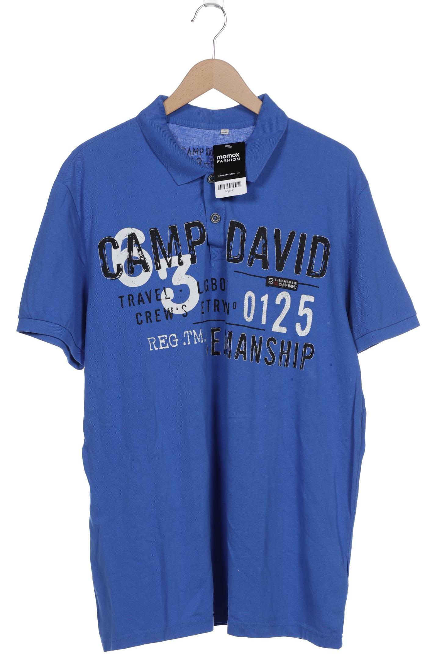

Camp David Herren Poloshirt, blau