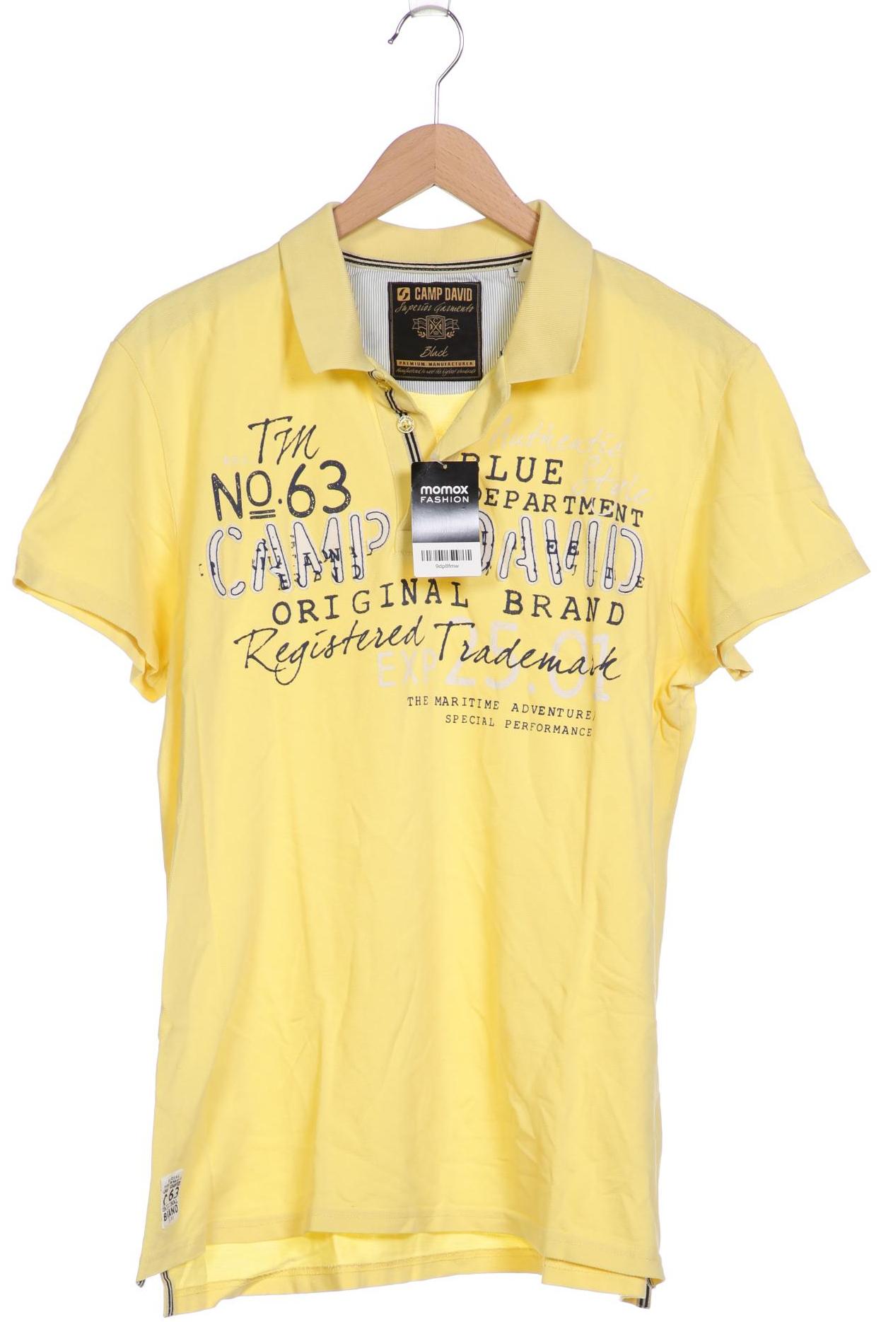 

Camp David Herren Poloshirt, gelb, Gr. 52