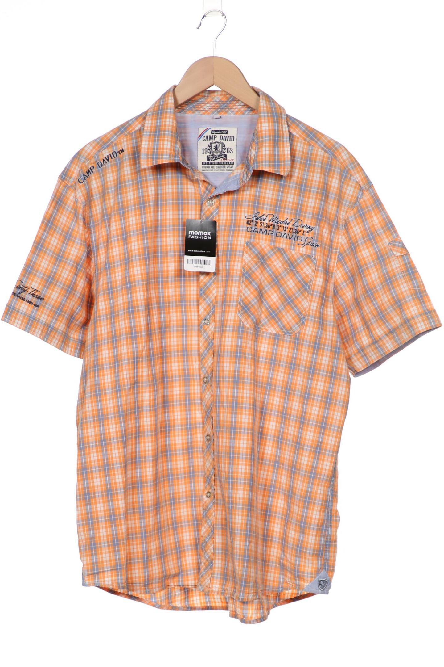 

Camp David Herren Hemd, orange