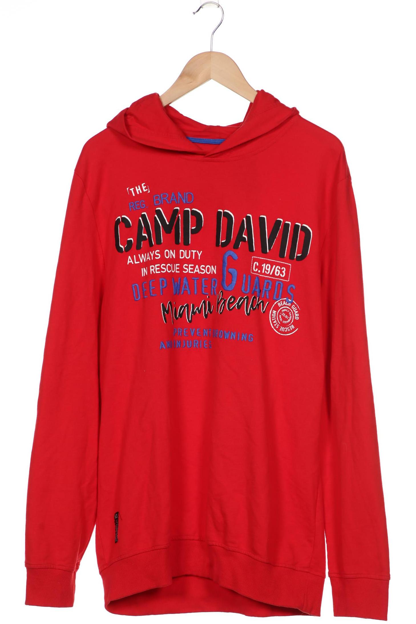 

Camp David Herren Kapuzenpullover, rot