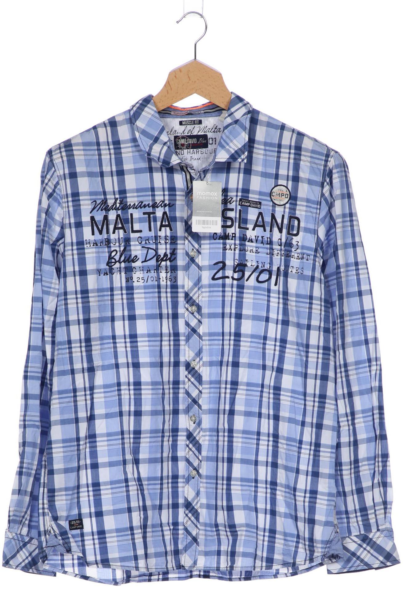 

Camp David Herren Hemd, blau, Gr. 56