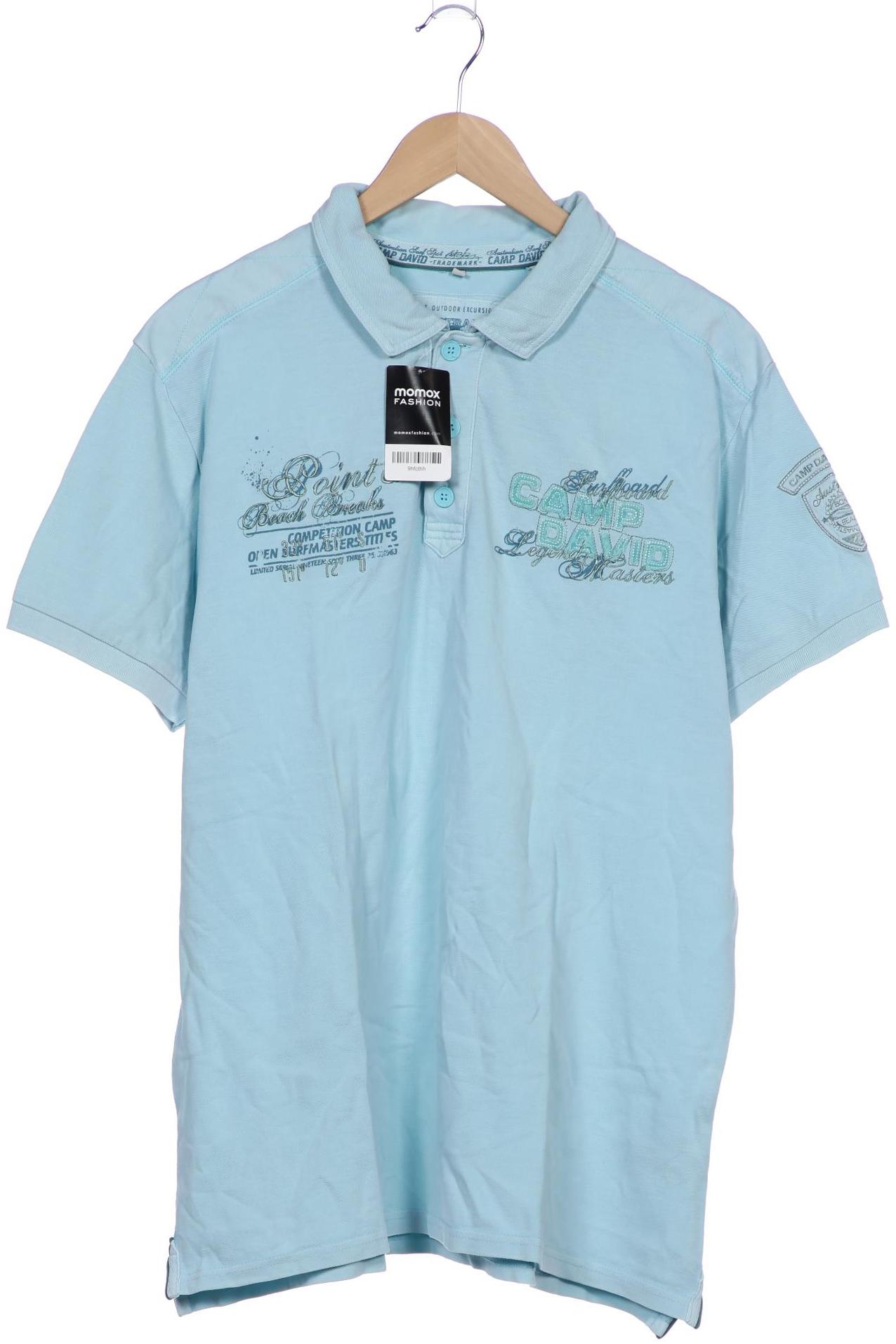 

Camp David Herren Poloshirt, türkis, Gr. 56