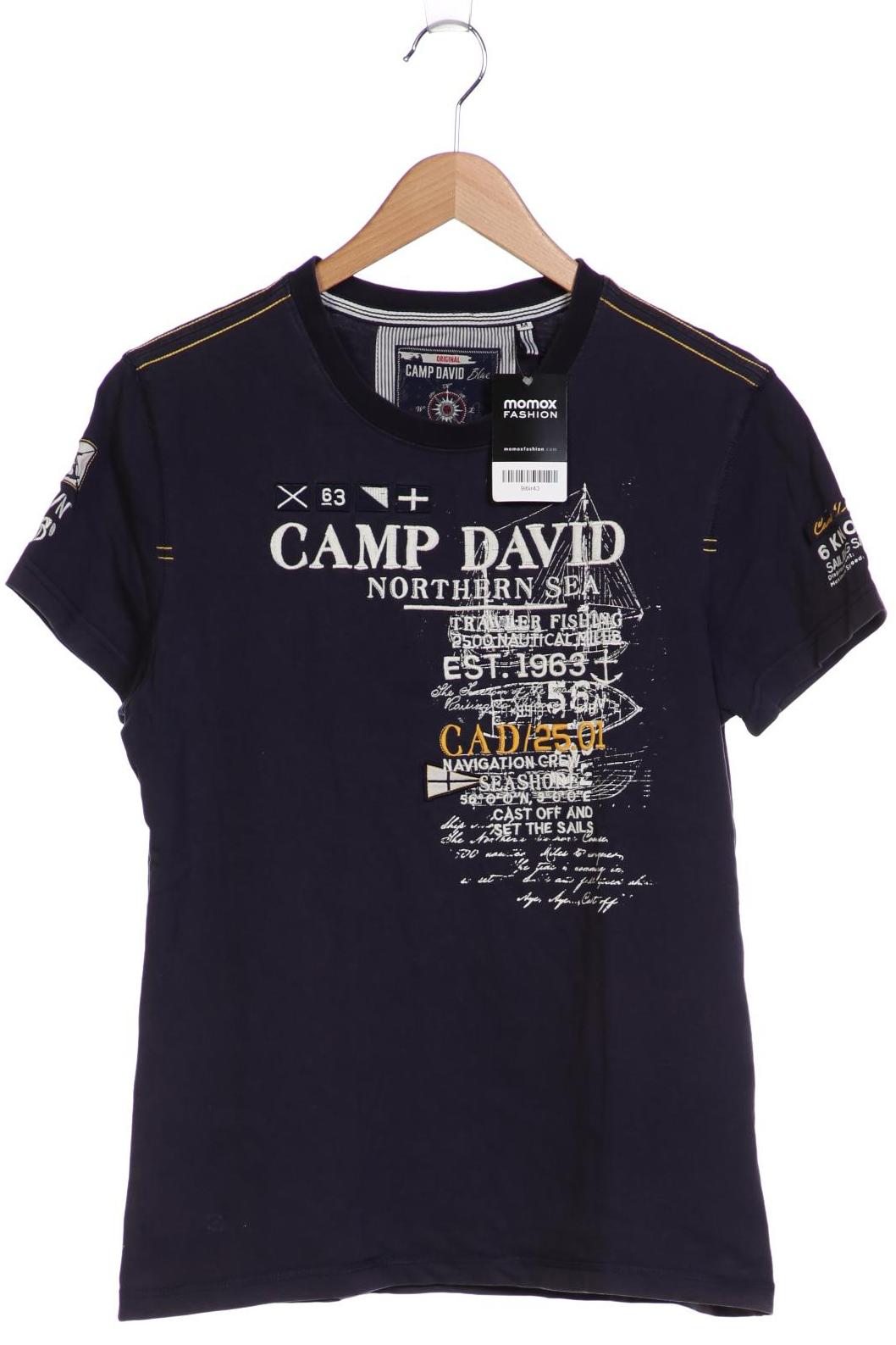 

Camp David Herren T-Shirt, marineblau, Gr. 48