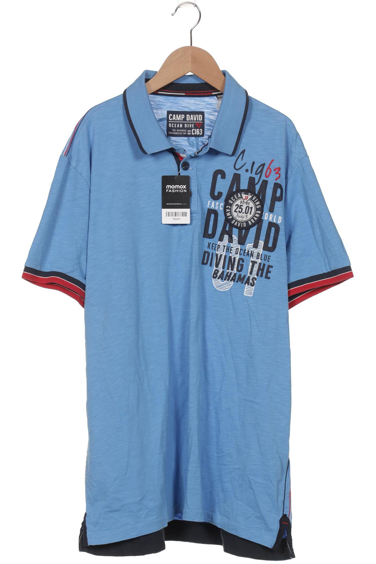 

Camp David Herren Poloshirt, blau, Gr. 56