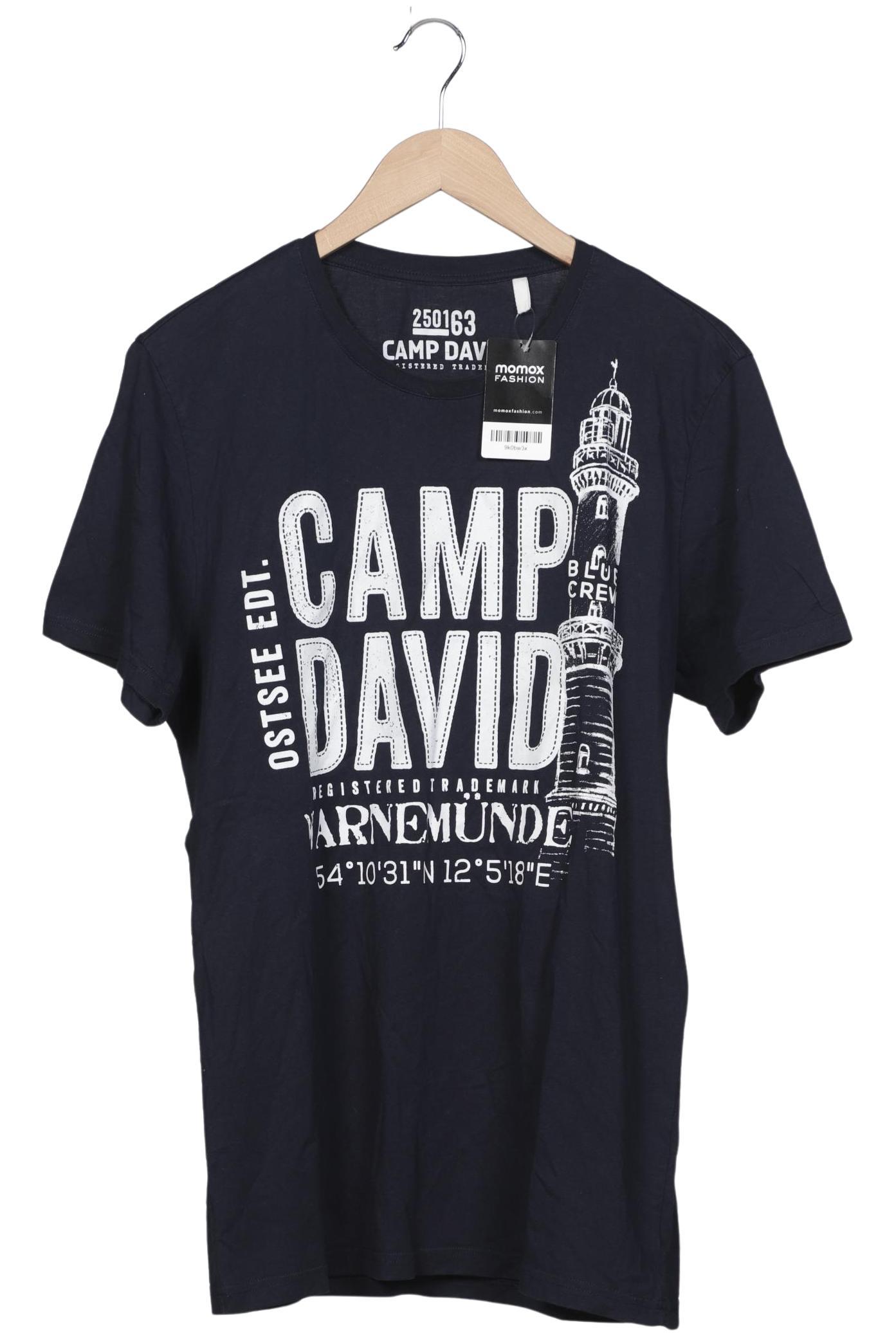 

Camp David Herren T-Shirt, marineblau, Gr. 54