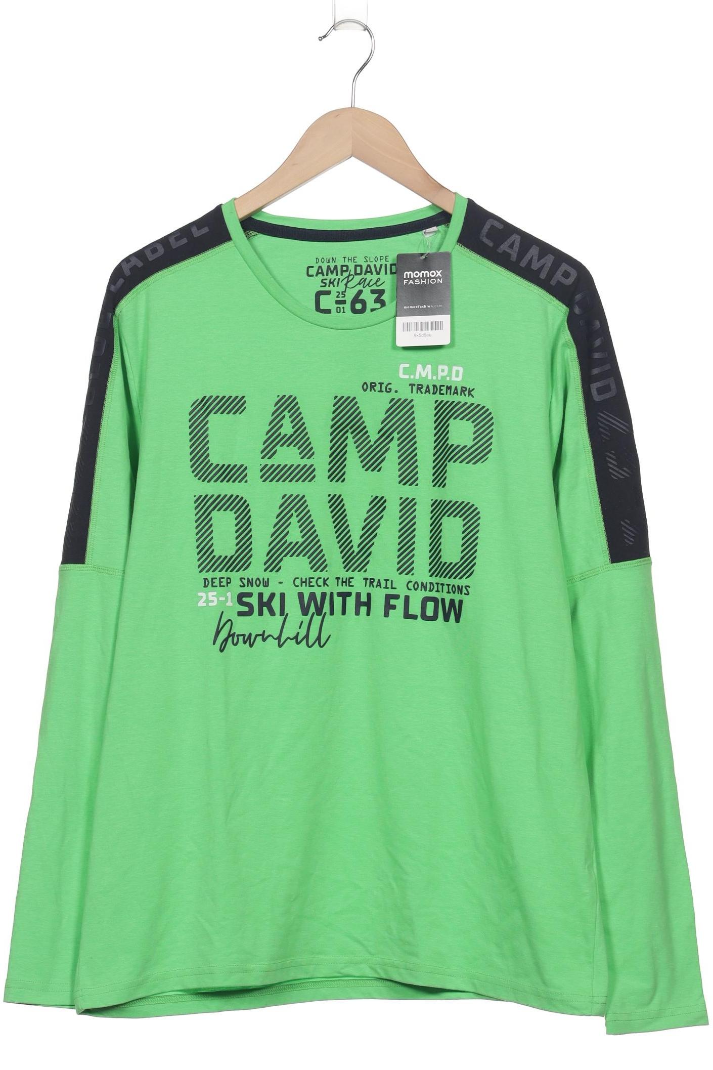 

Camp David Herren Langarmshirt, grün, Gr. 54