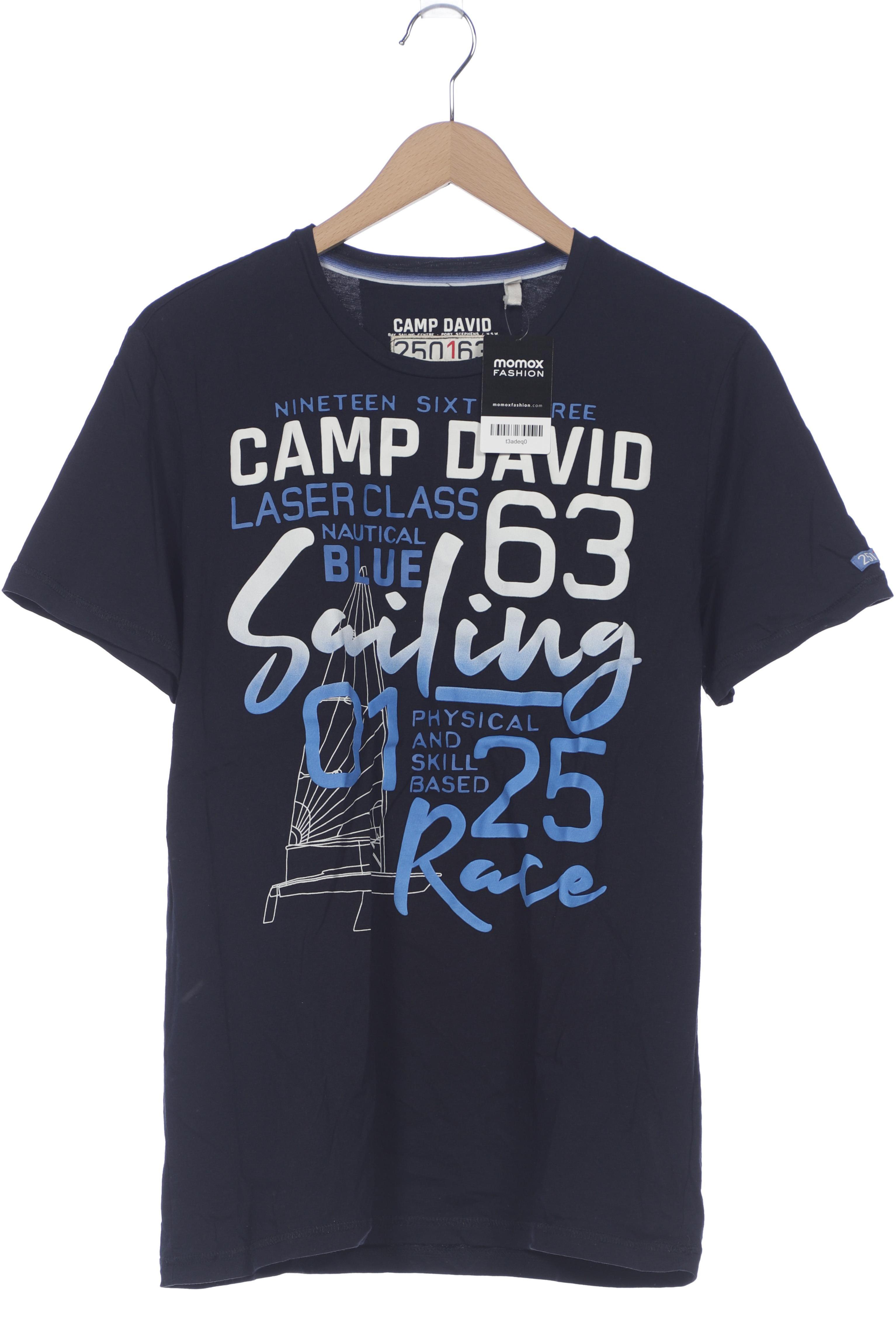 

Camp David Herren T-Shirt, marineblau, Gr. 48