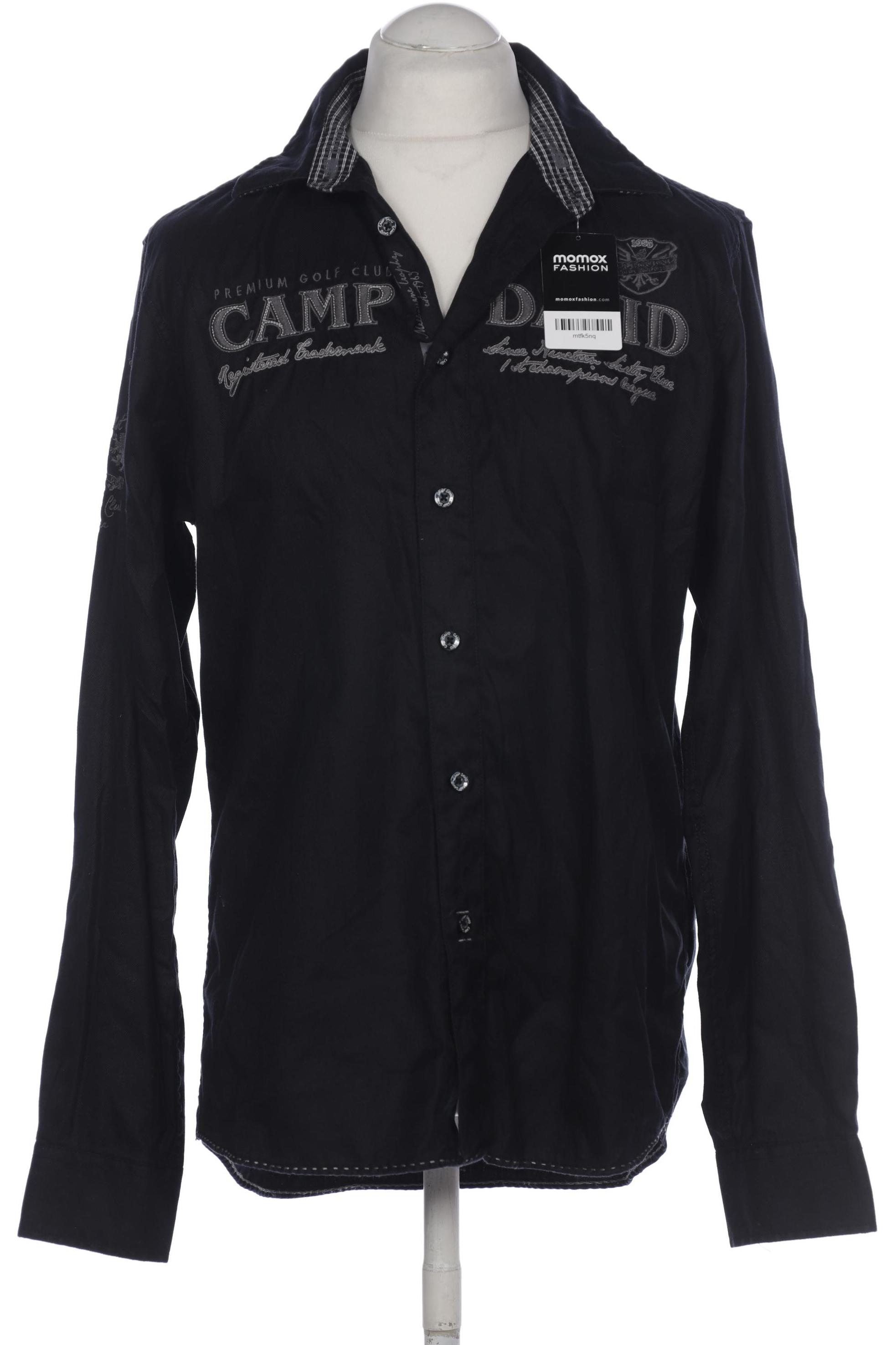 

Camp David Herren Hemd, schwarz, Gr. 48