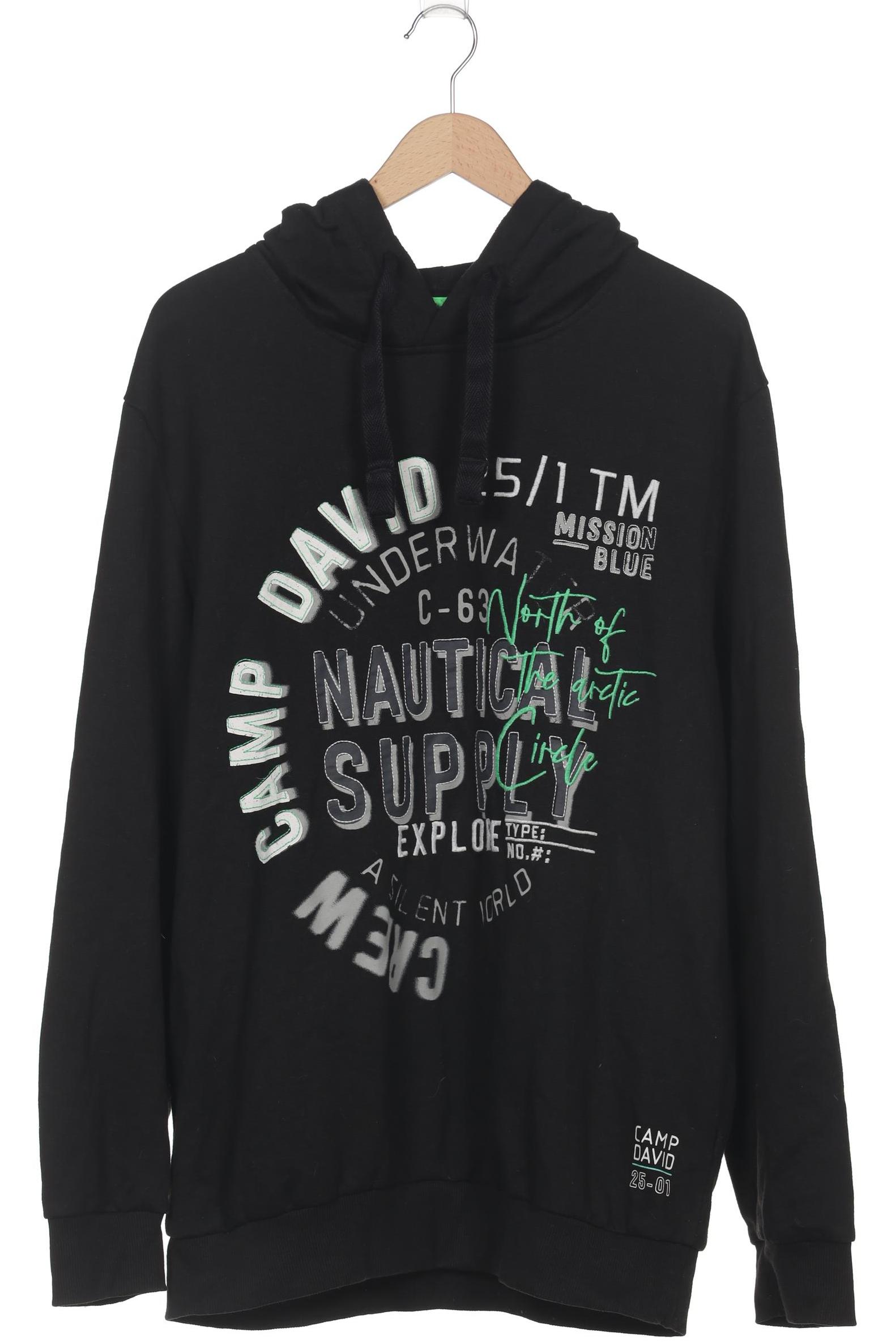 

Camp David Herren Kapuzenpullover, schwarz, Gr. 56