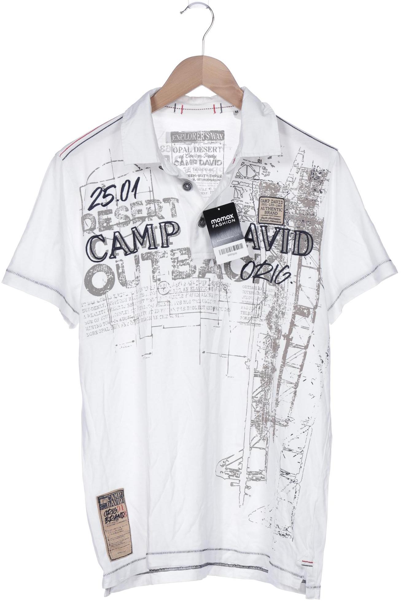 

Camp David Herren Poloshirt, weiß, Gr. 48