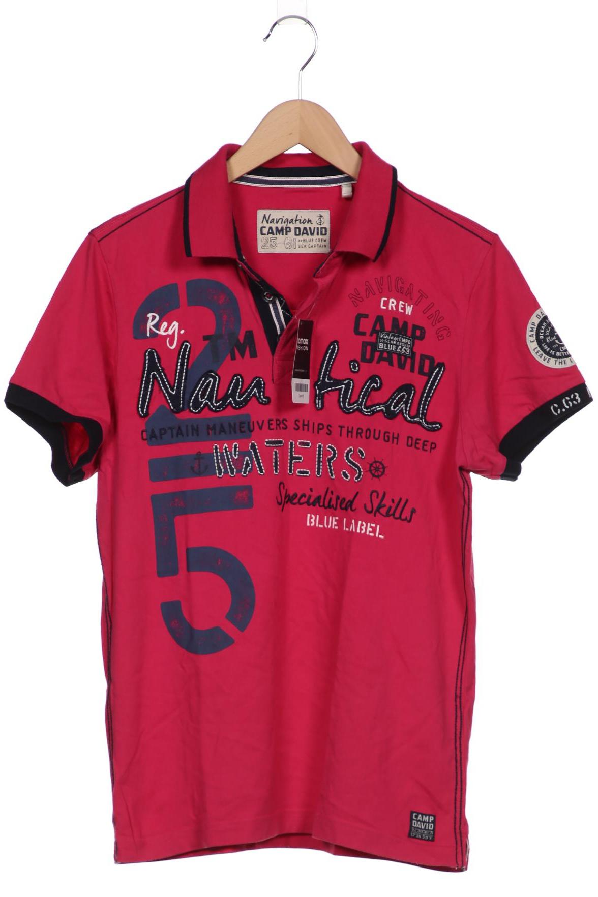 

Camp David Herren Poloshirt, pink