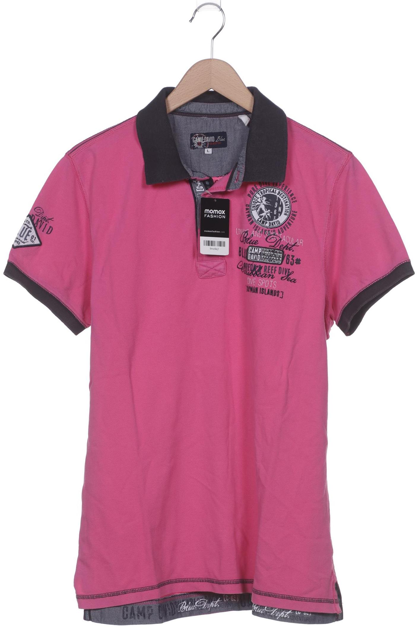

Camp David Herren Poloshirt, pink, Gr. 52