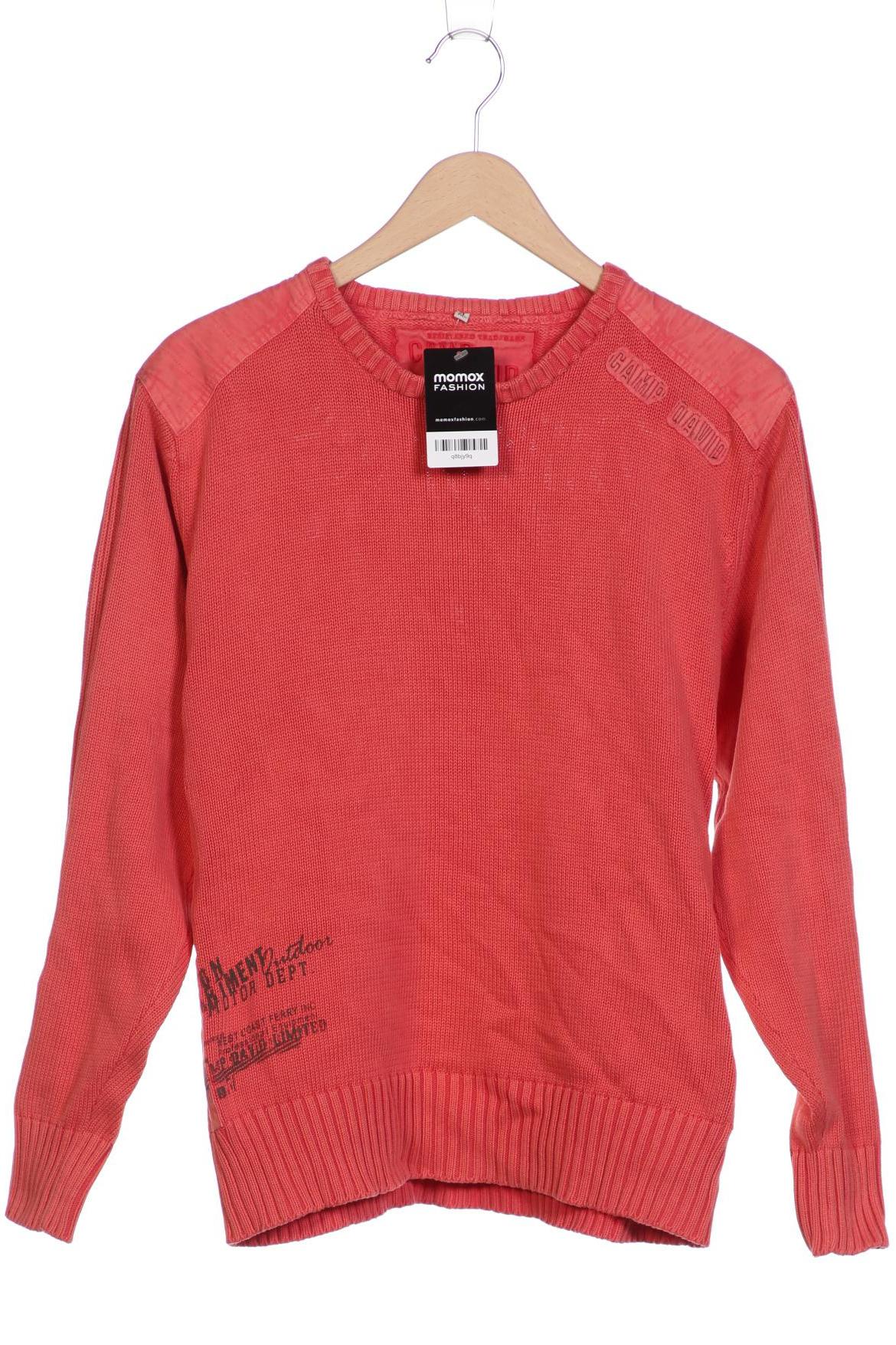 

Camp David Herren Pullover, rot