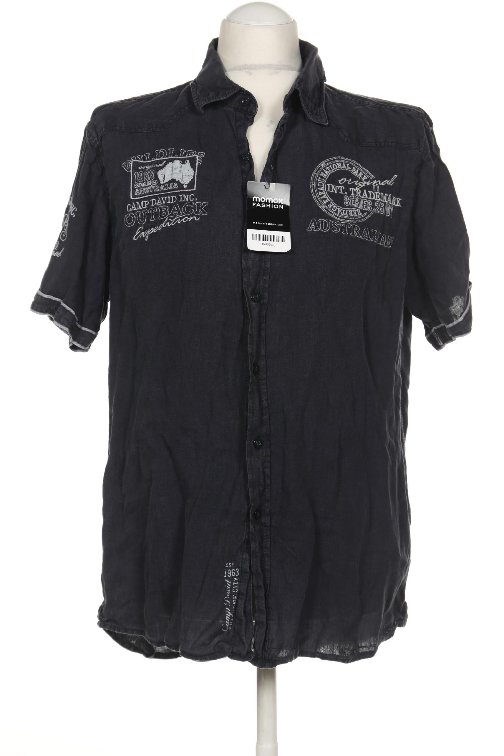 

Camp David Herren Hemd, marineblau, Gr. 48