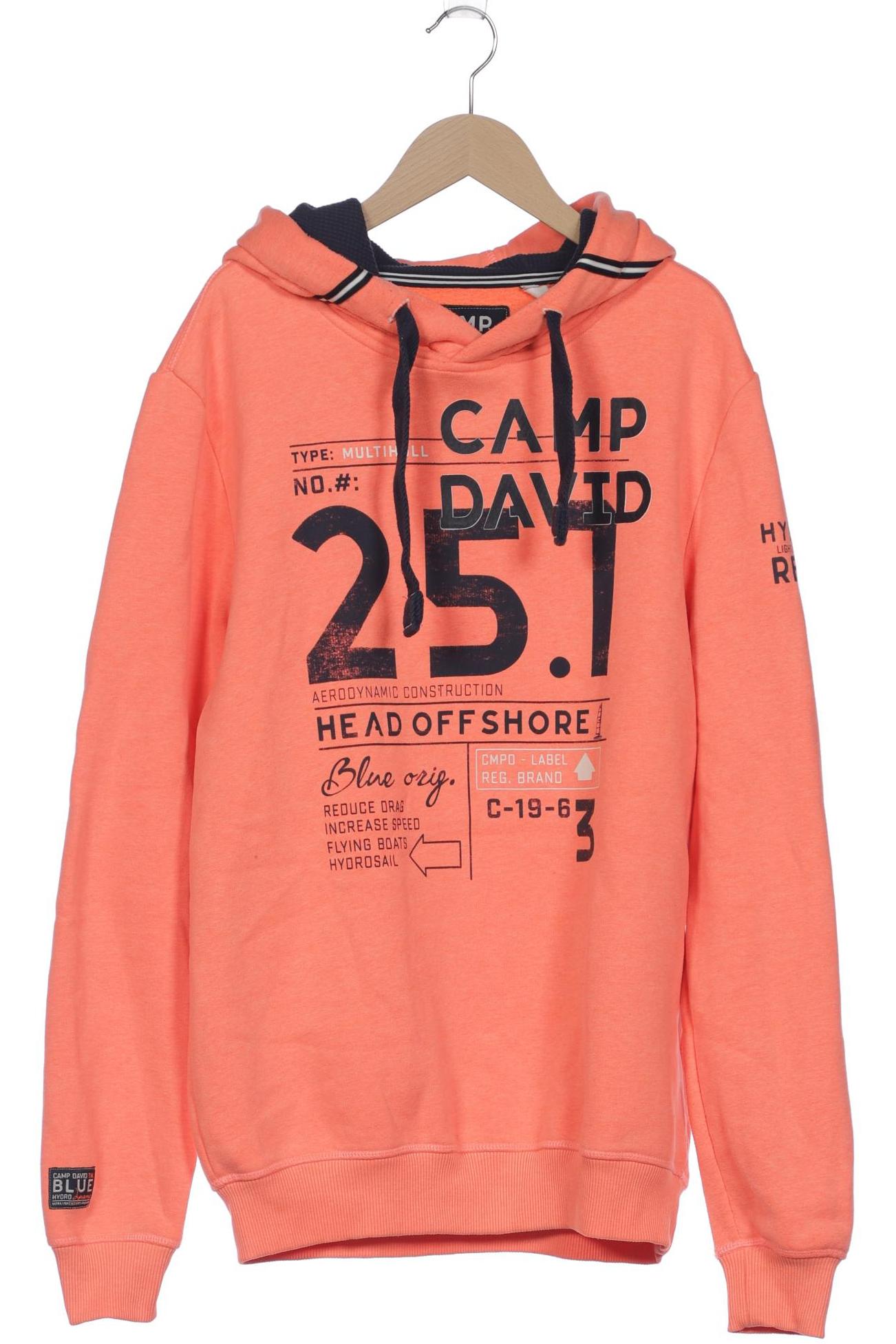 

Camp David Herren Kapuzenpullover, orange, Gr. 48