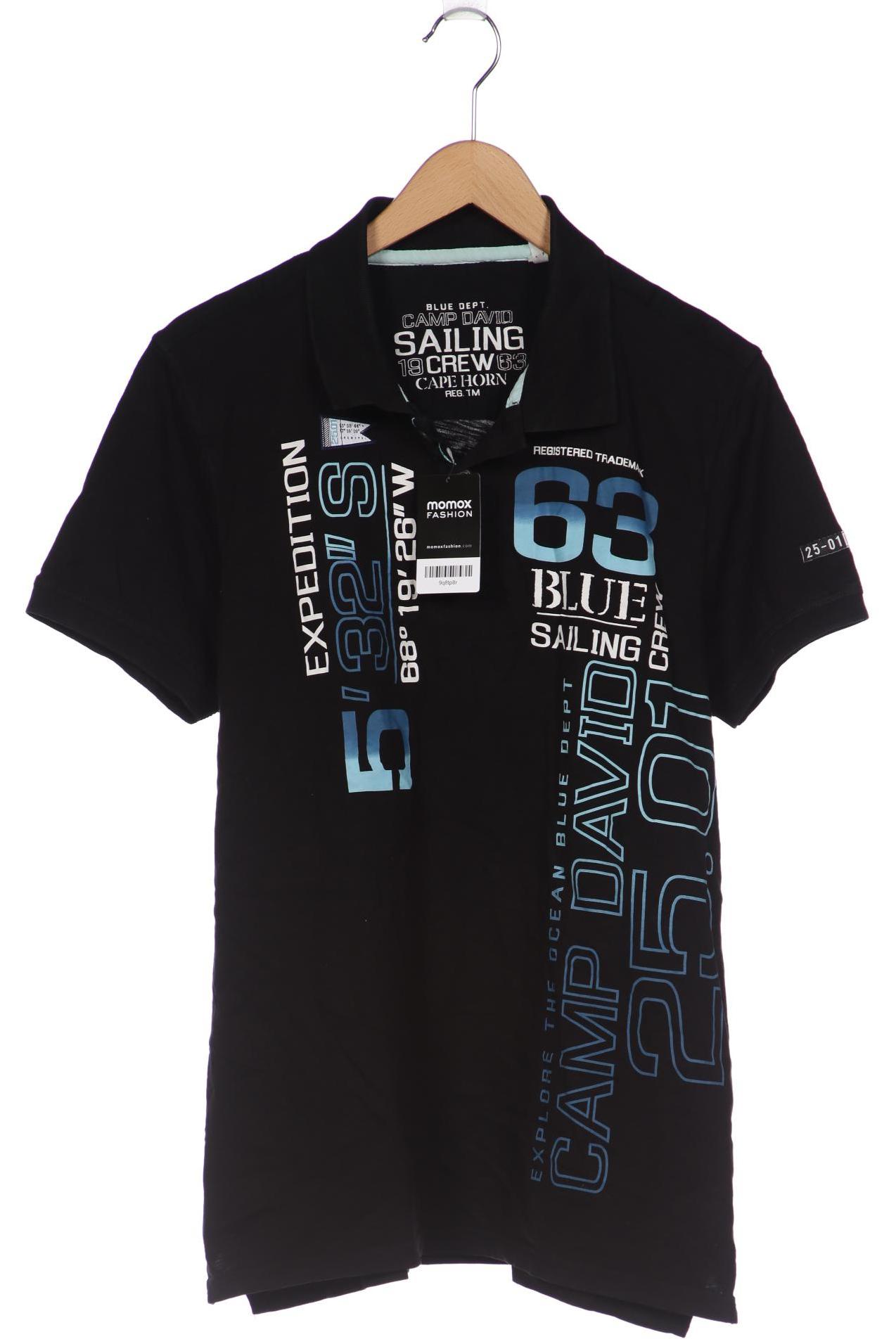 

Camp David Herren Poloshirt, schwarz