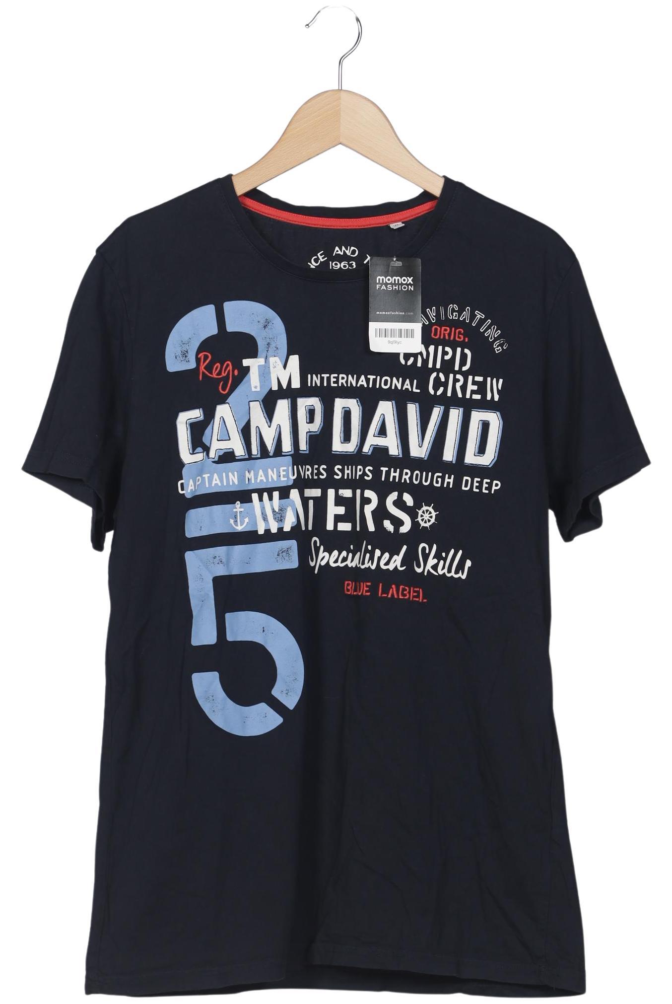 

Camp David Herren T-Shirt, marineblau, Gr. 54