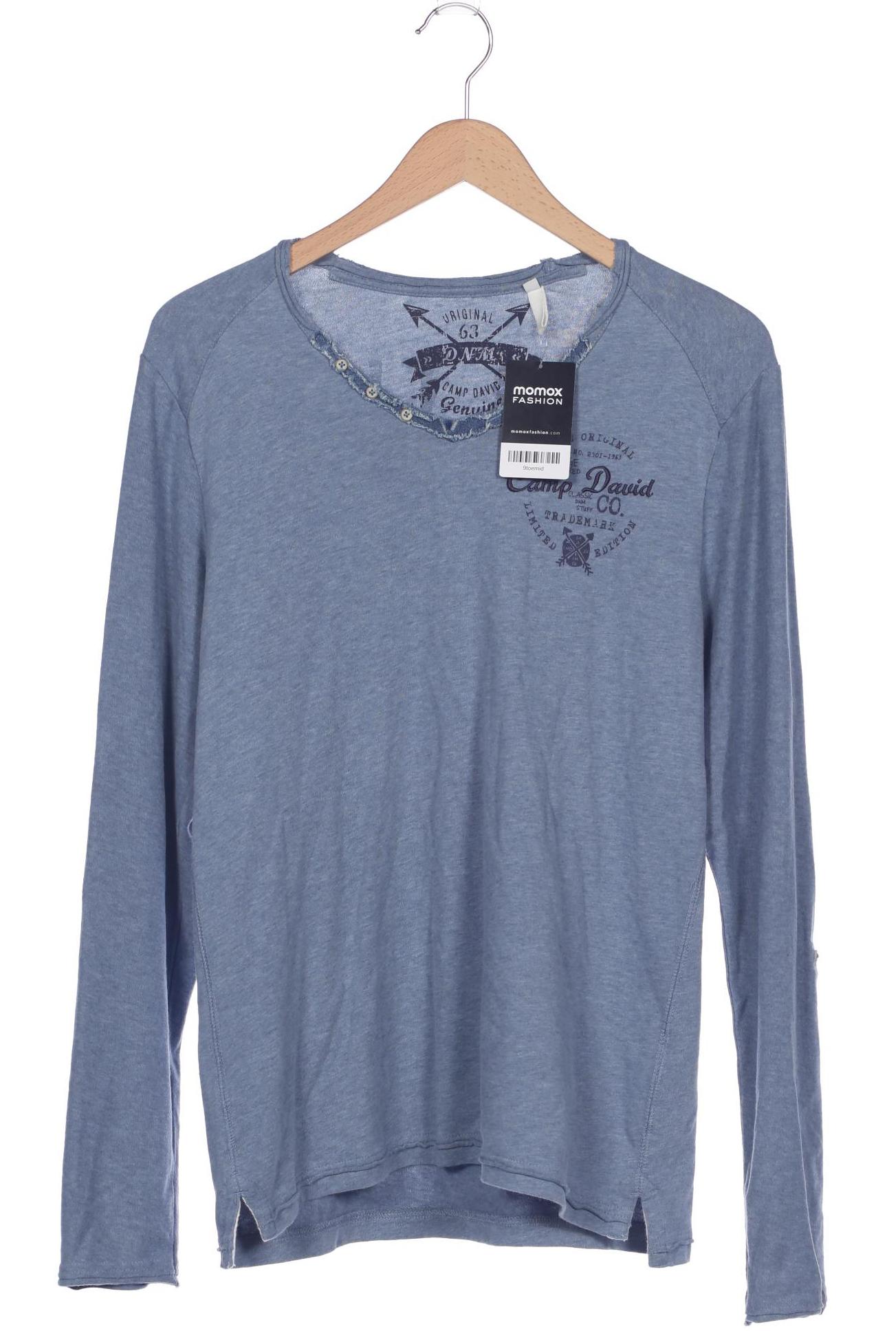 

Camp David Herren Langarmshirt, blau