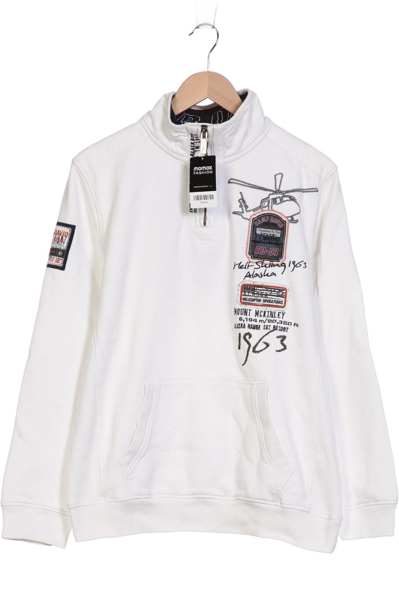 

Camp David Herren Sweatshirt, weiß, Gr. 52