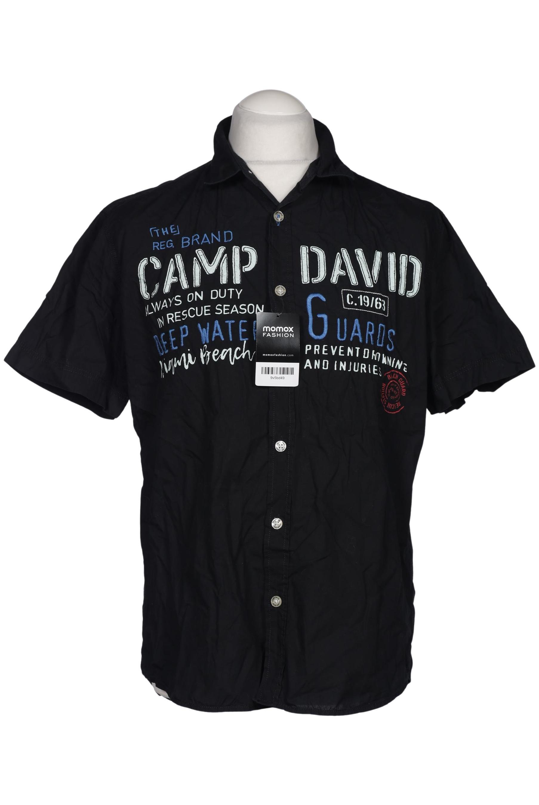Thumbnail - Camp David Herren Hemd, schwarz, Gr. 48