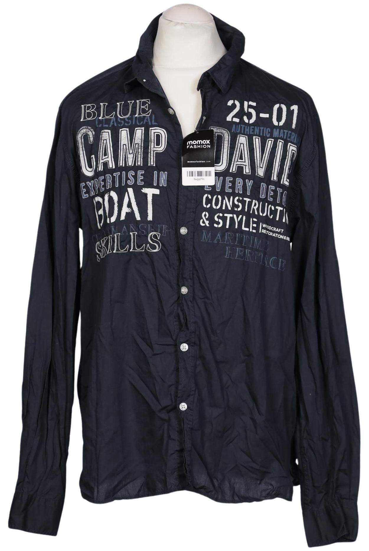 

Camp David Herren Hemd, marineblau, Gr. 54