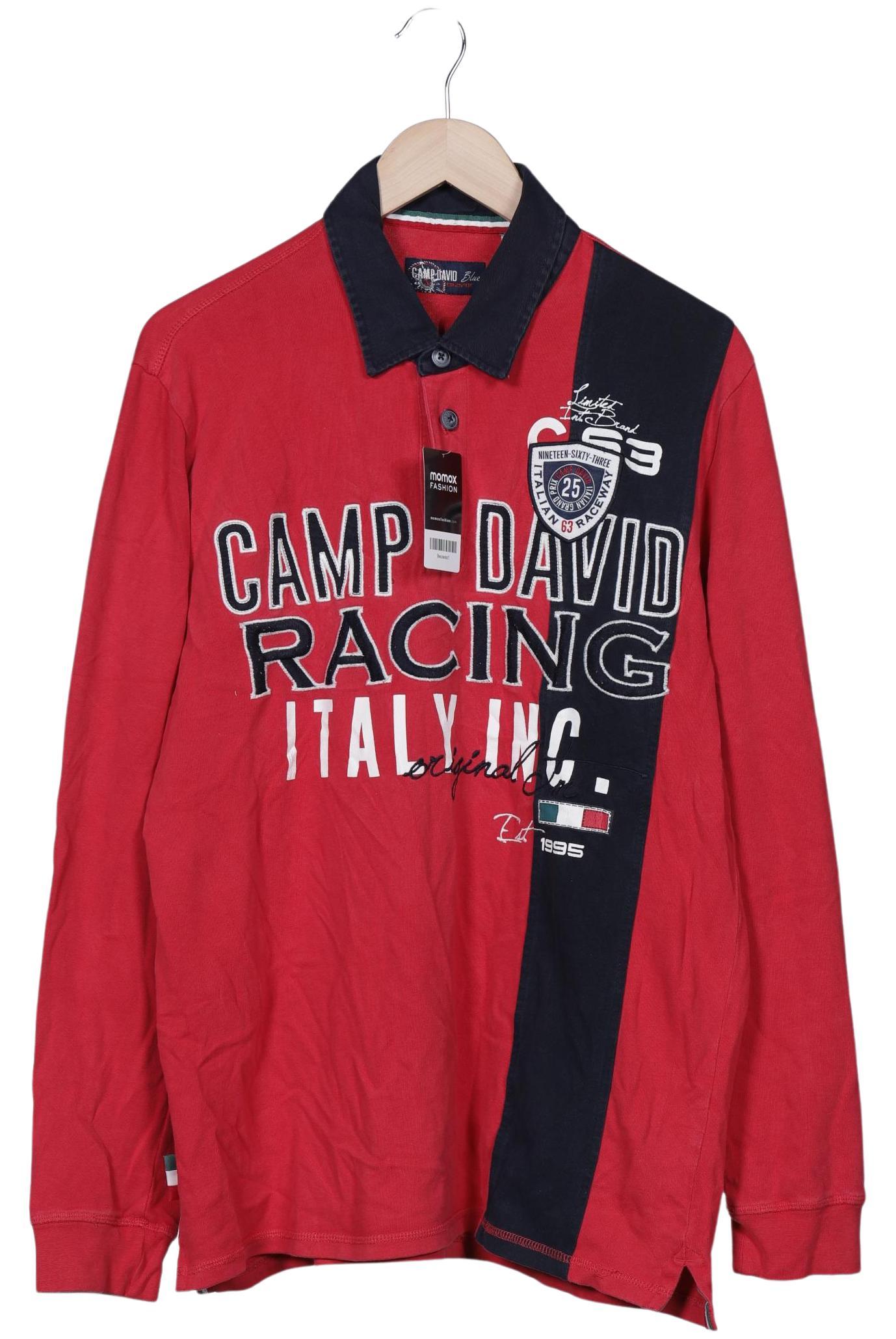 

Camp David Herren Poloshirt, rot, Gr. 48