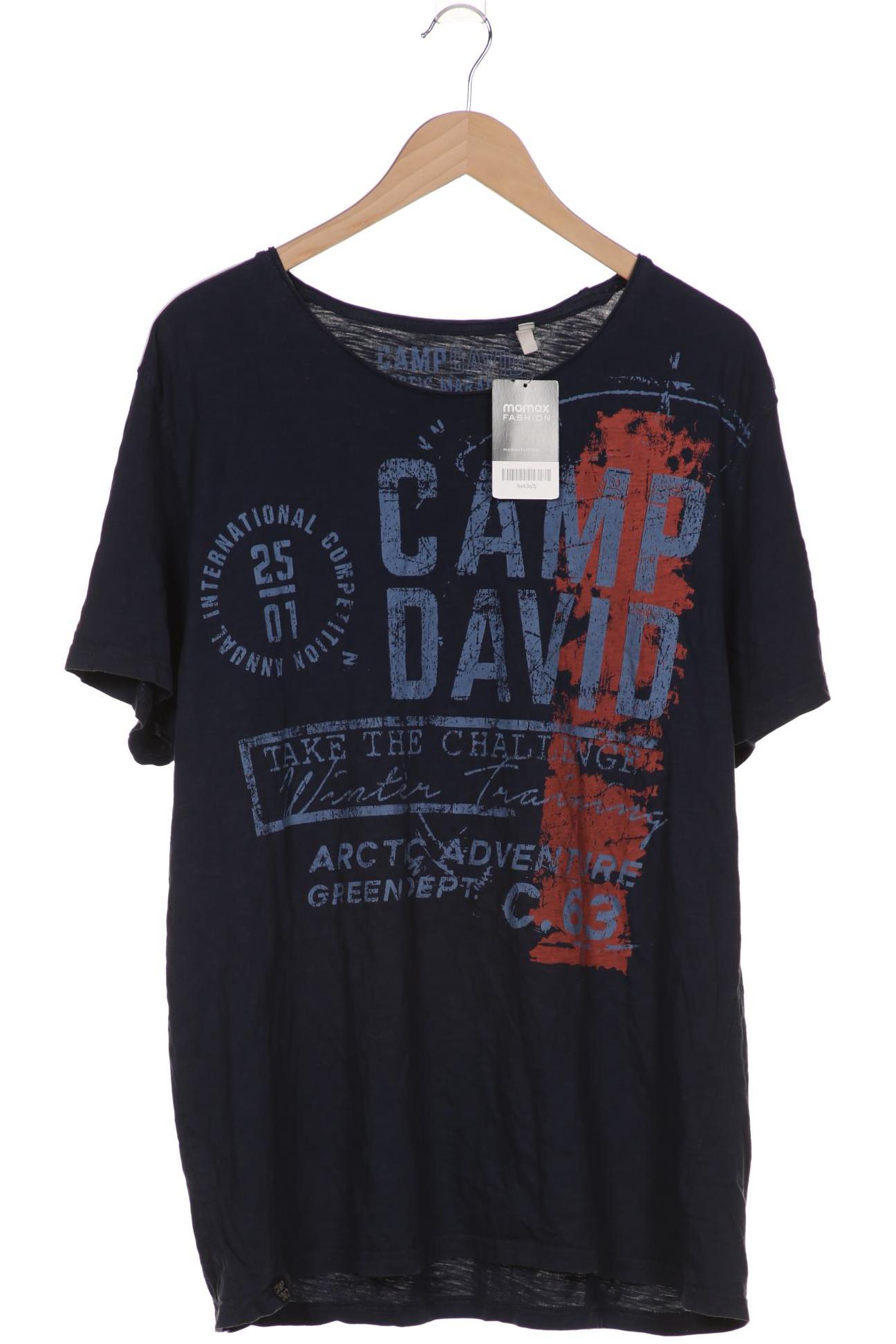 

Camp David Herren T-Shirt, marineblau, Gr. 56